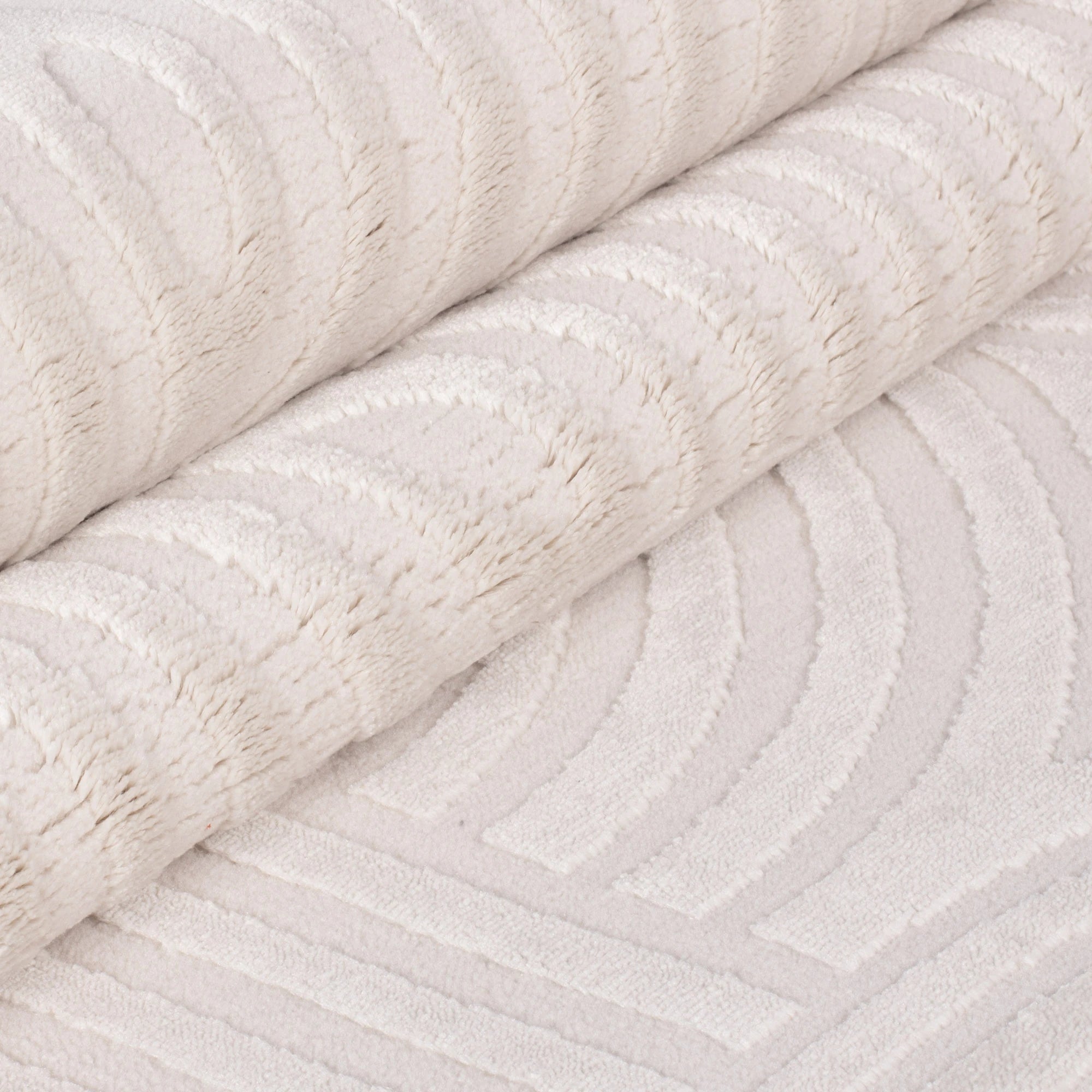 Modern Art Curved Lines | Cream