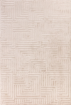 Sculpted Labyrinth Rug | Beige Beige