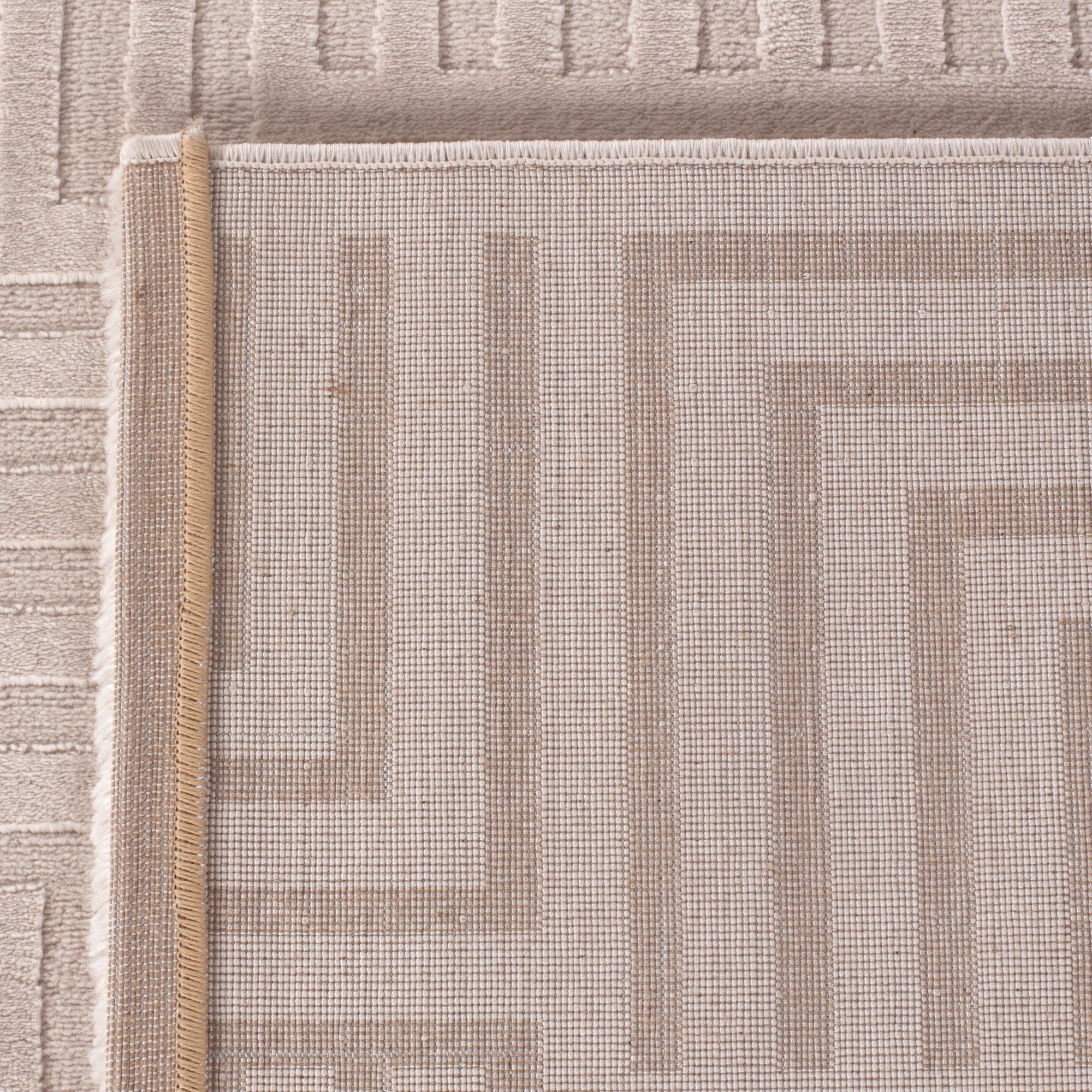Sculpted Labyrinth Rug | Beige