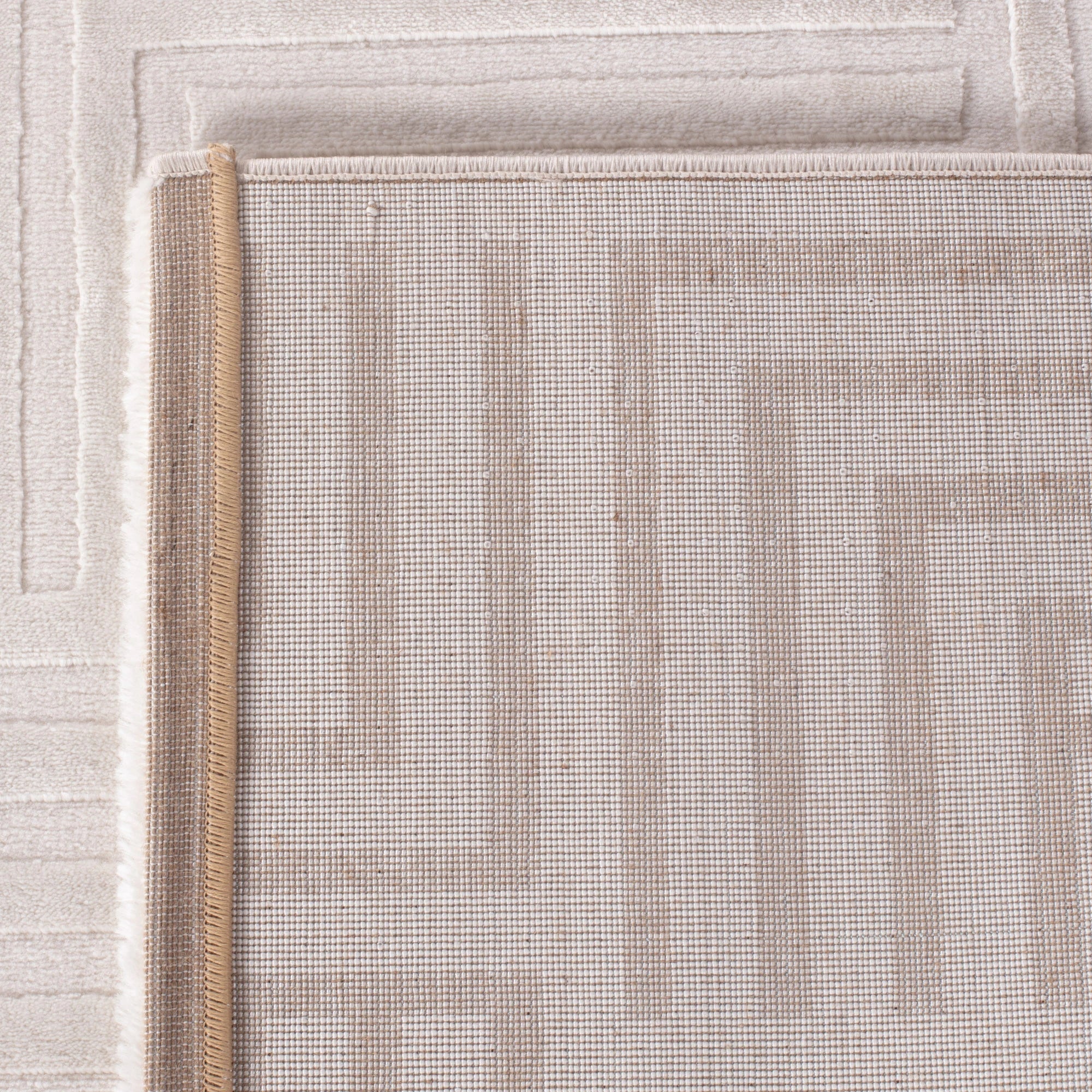 Sculpted Labyrinth Rug | Cream
