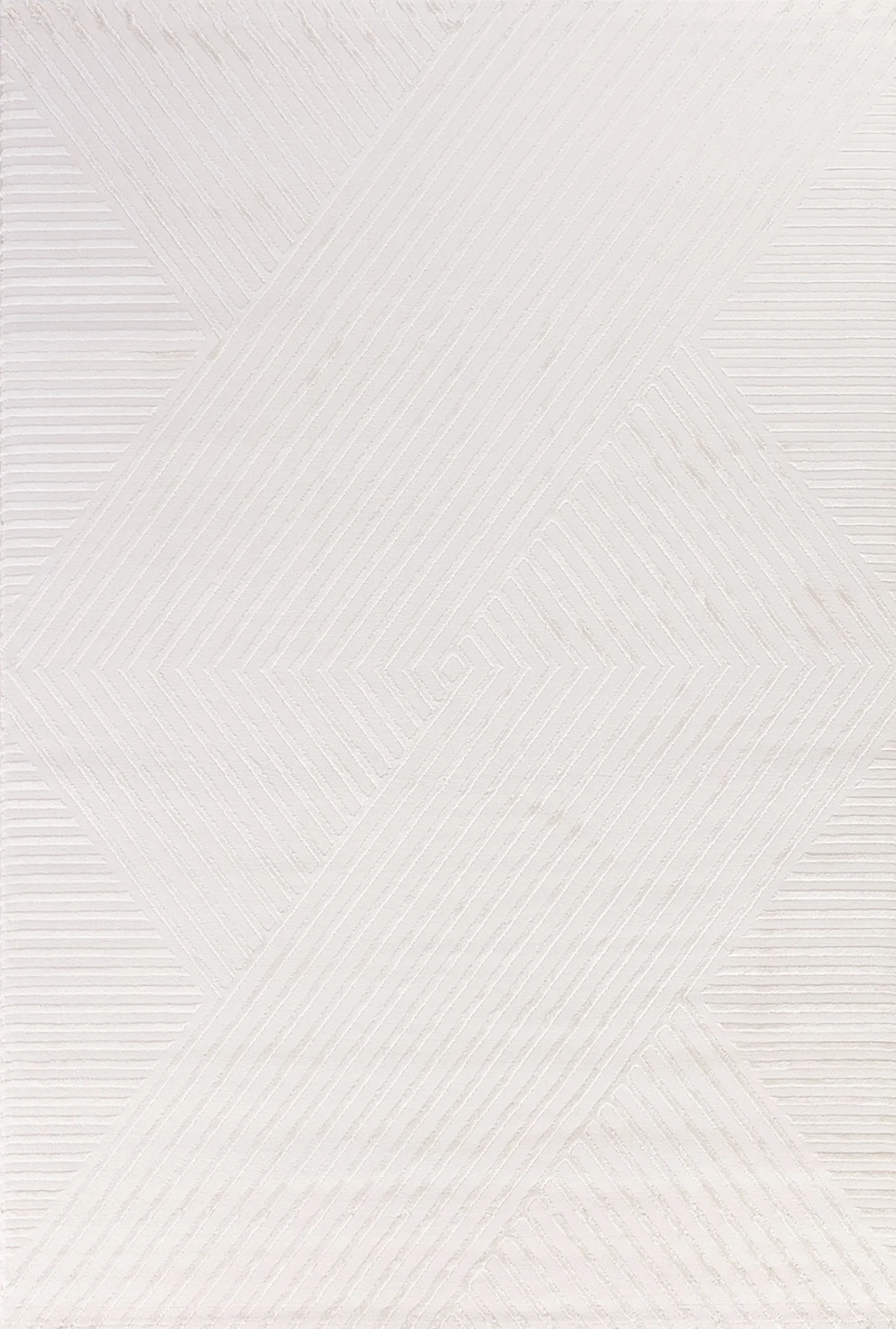 Textured Linear Rug | Soft Cream