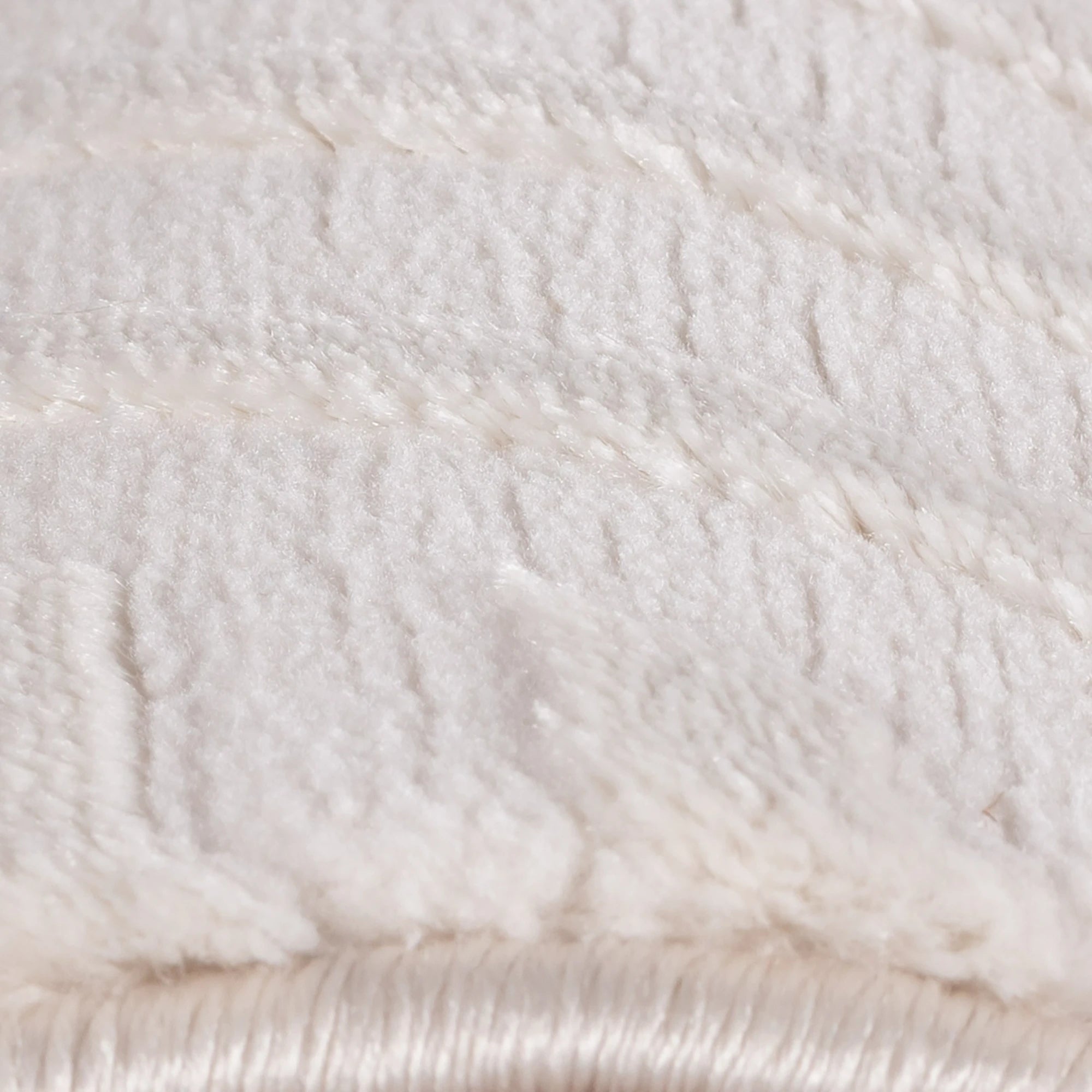 Textured Linear Rug | Soft Cream