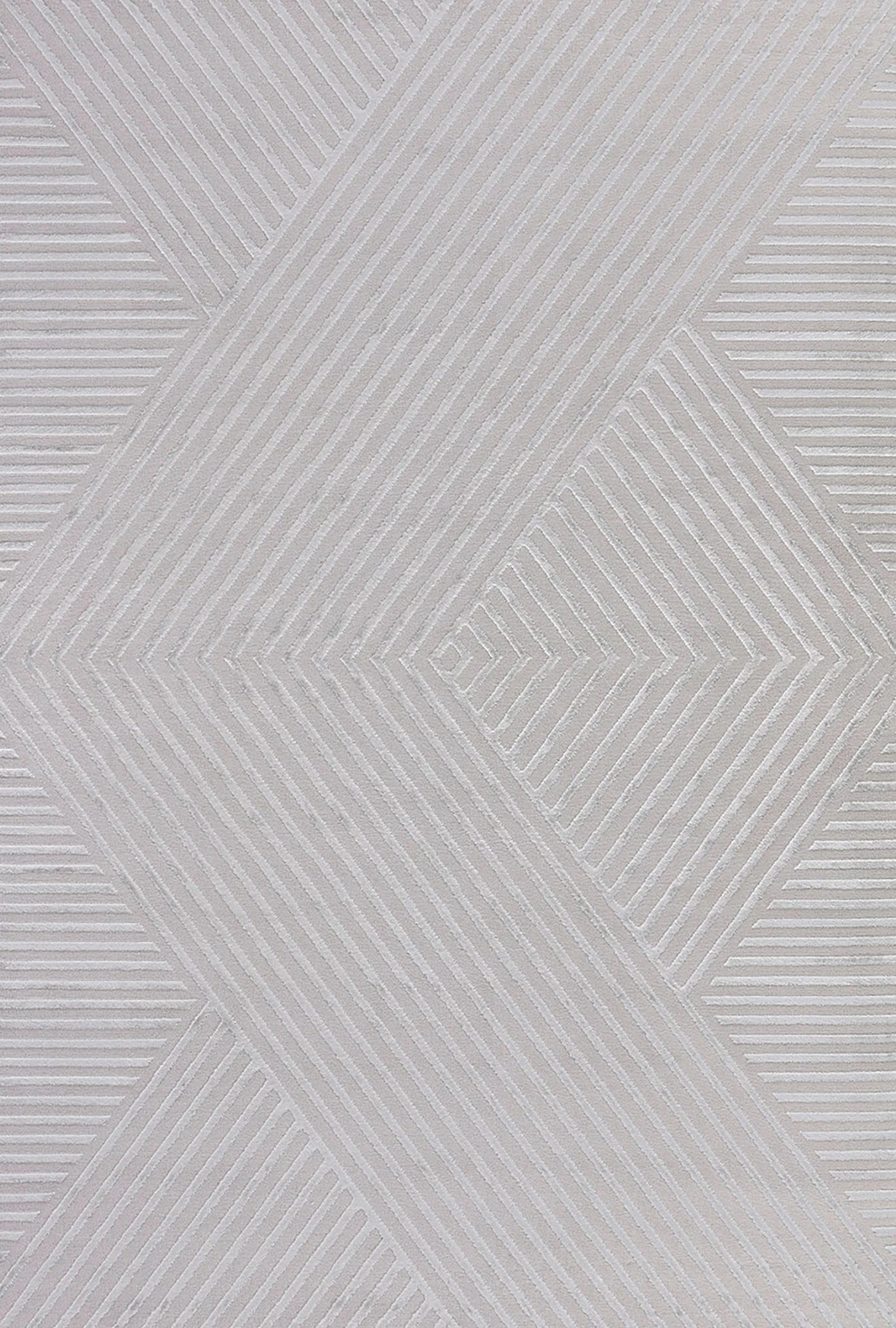 Textured Linear Rug | Soft Silver