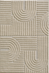 Modern Boho Rug | Beige Scandinavian Design Beige