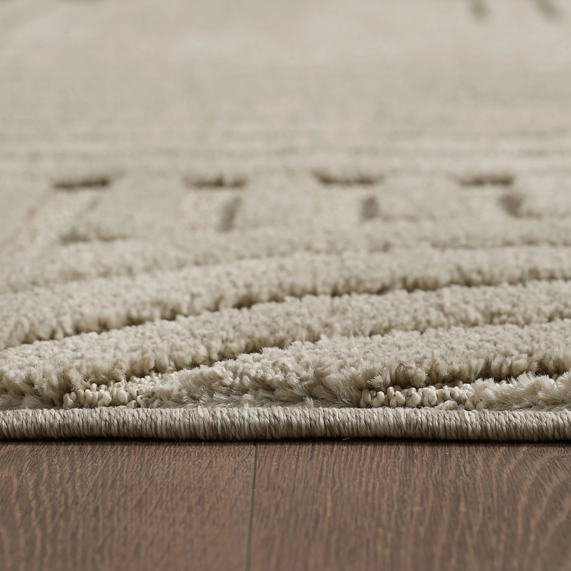 Modern Boho Rug | Beige Scandinavian Design