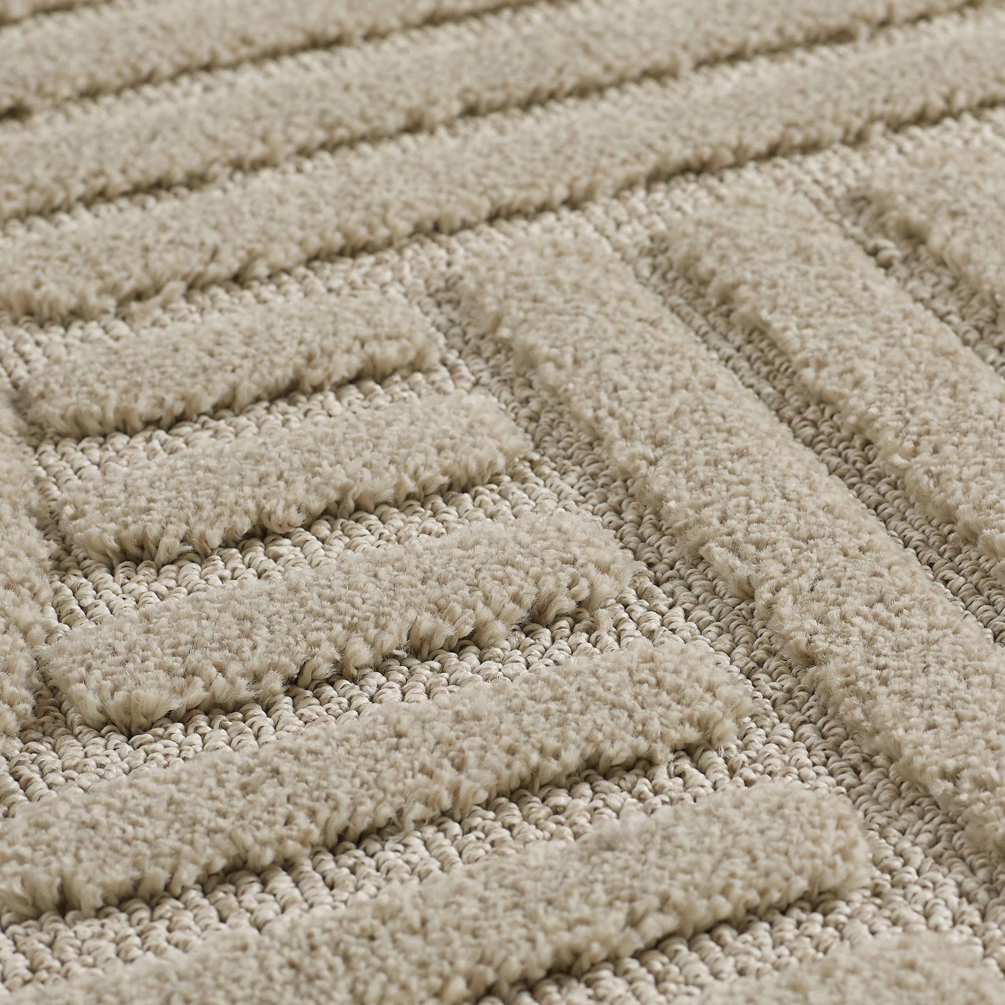 Modern Boho Rug | Beige Scandinavian Design