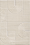 Modern Boho Rug | Cream Scandinavian Design Cream