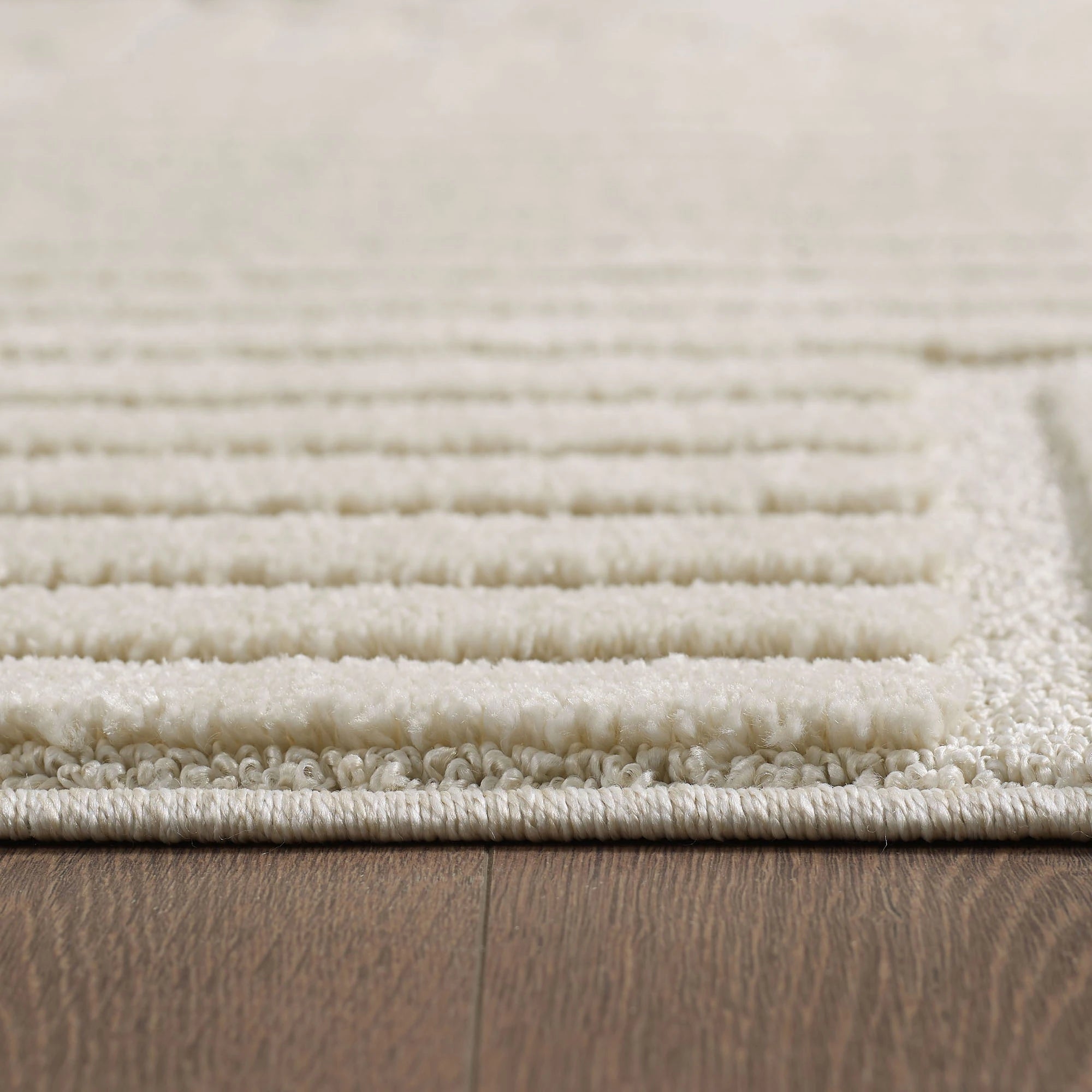 Modern Boho Rug | Cream Scandinavian Design