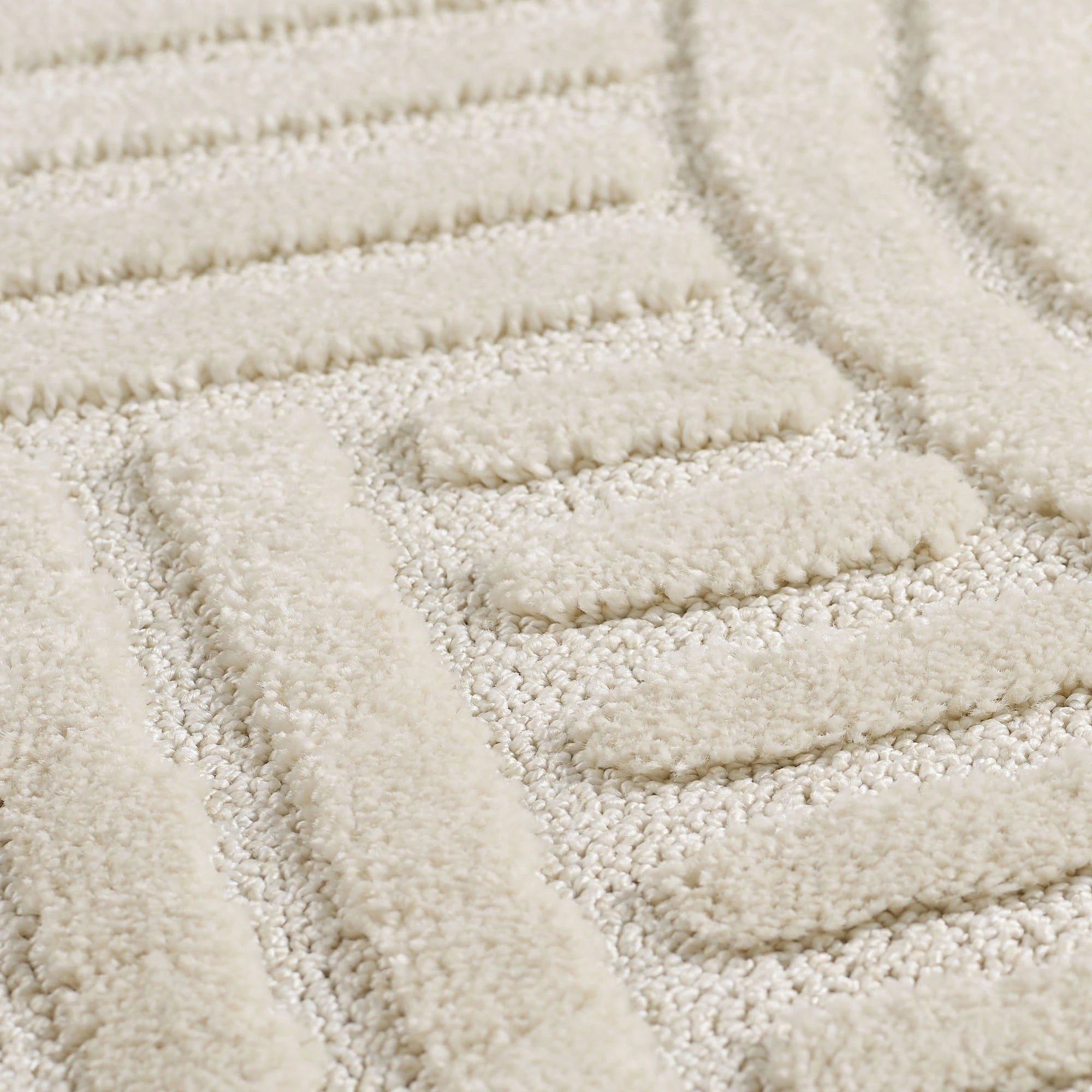 Modern Boho Rug | Cream Scandinavian Design