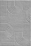 Modern Boho Rug | Silver Scandinavian Design Silver