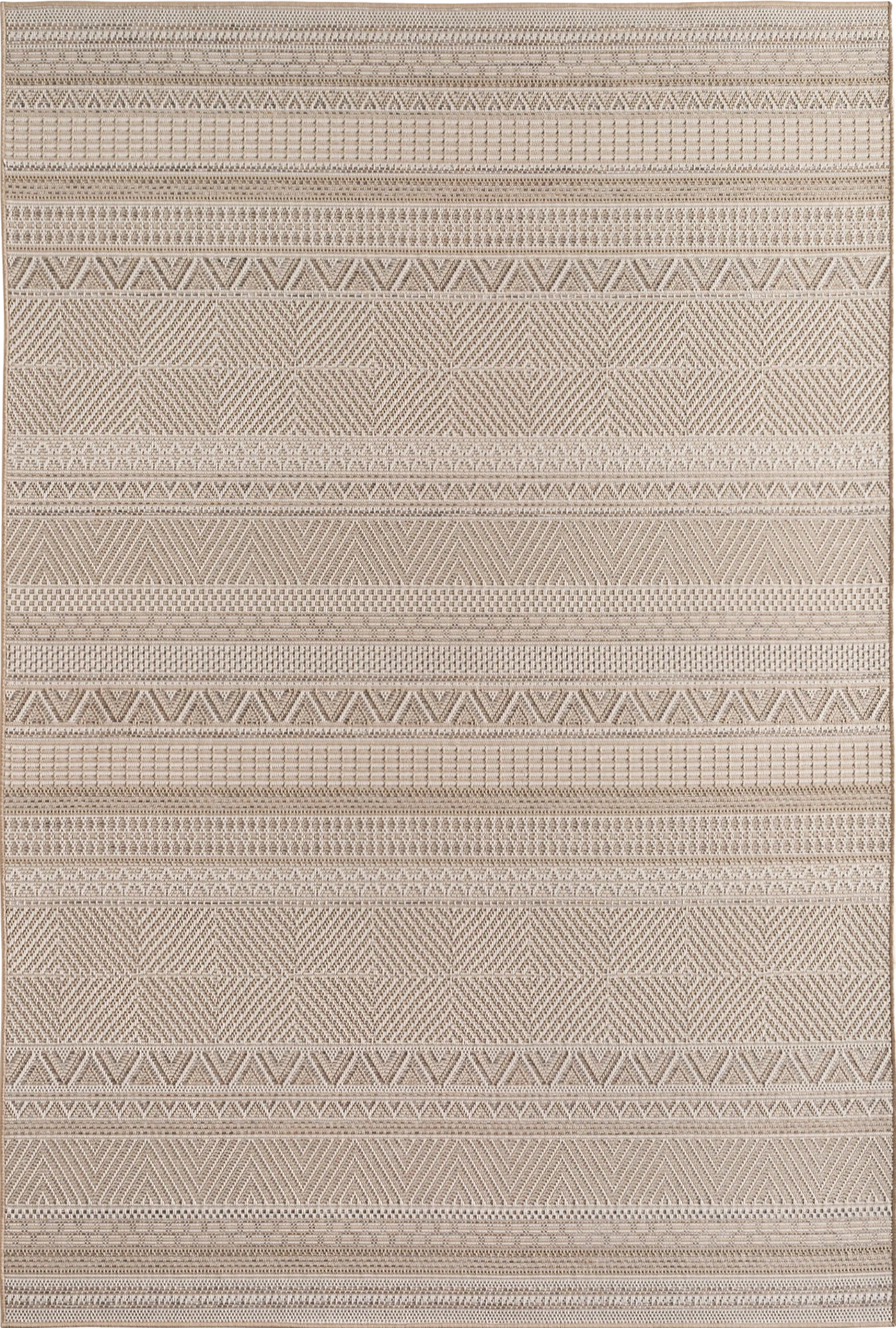 Ethnischer Teppich Beige