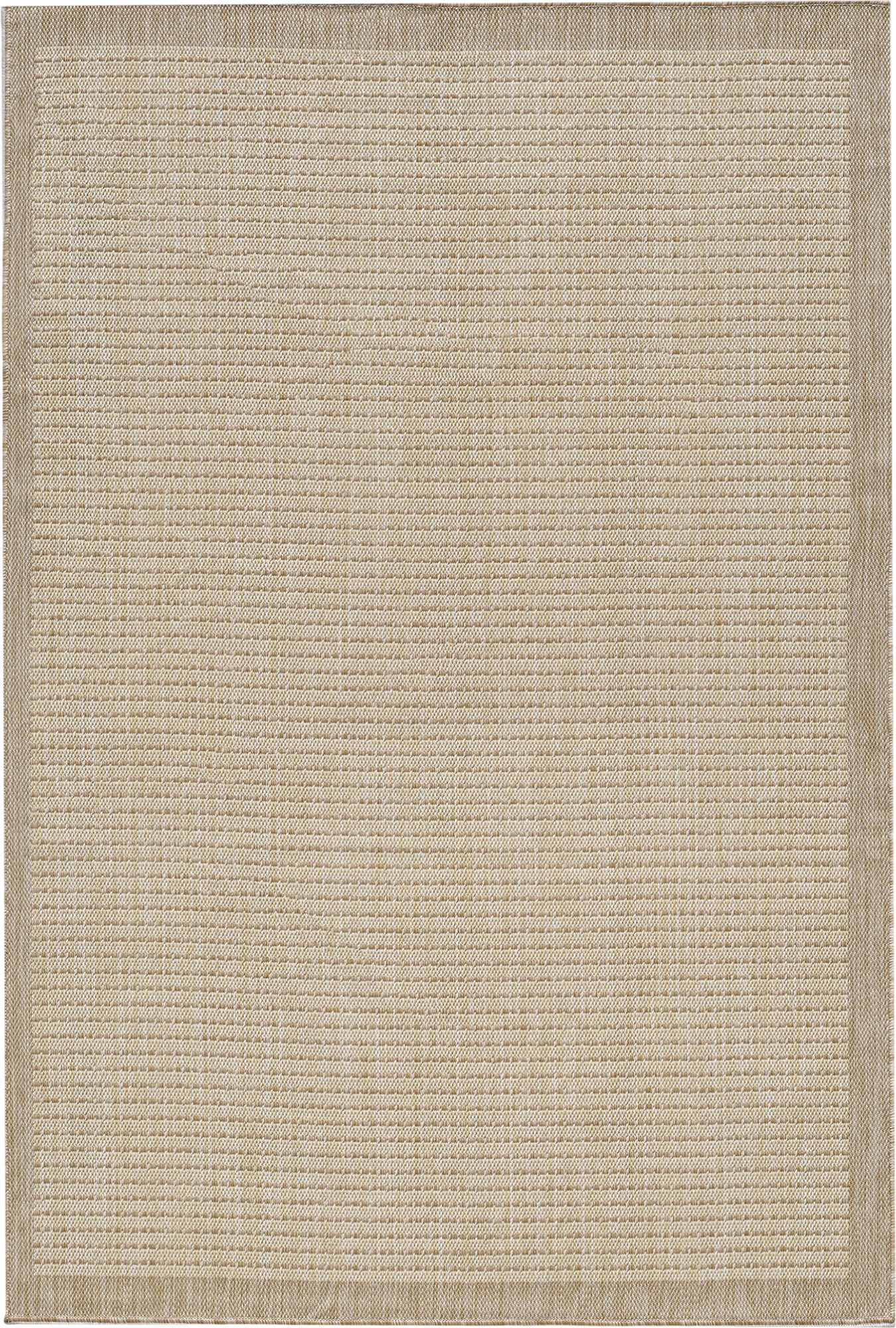 Flatweave Minimalist Woven Area Rug | Beige