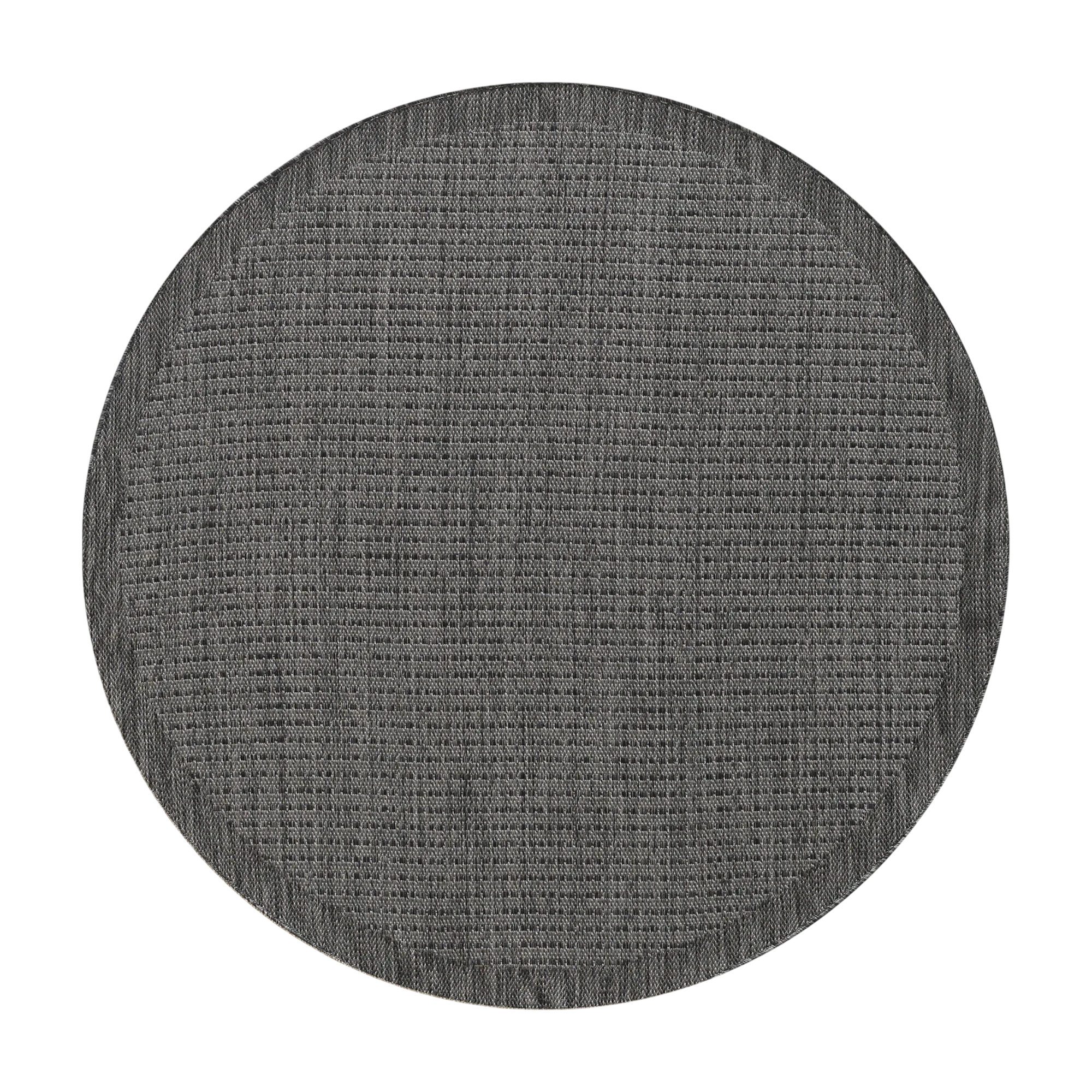 Flatweave Minimalist Woven Area Rug | Black