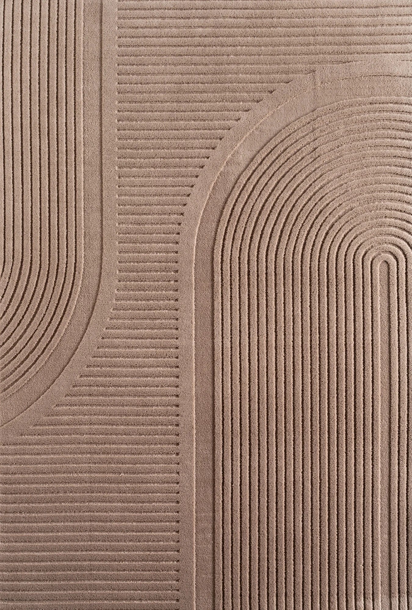 Boho Neutraler Teppich Beige