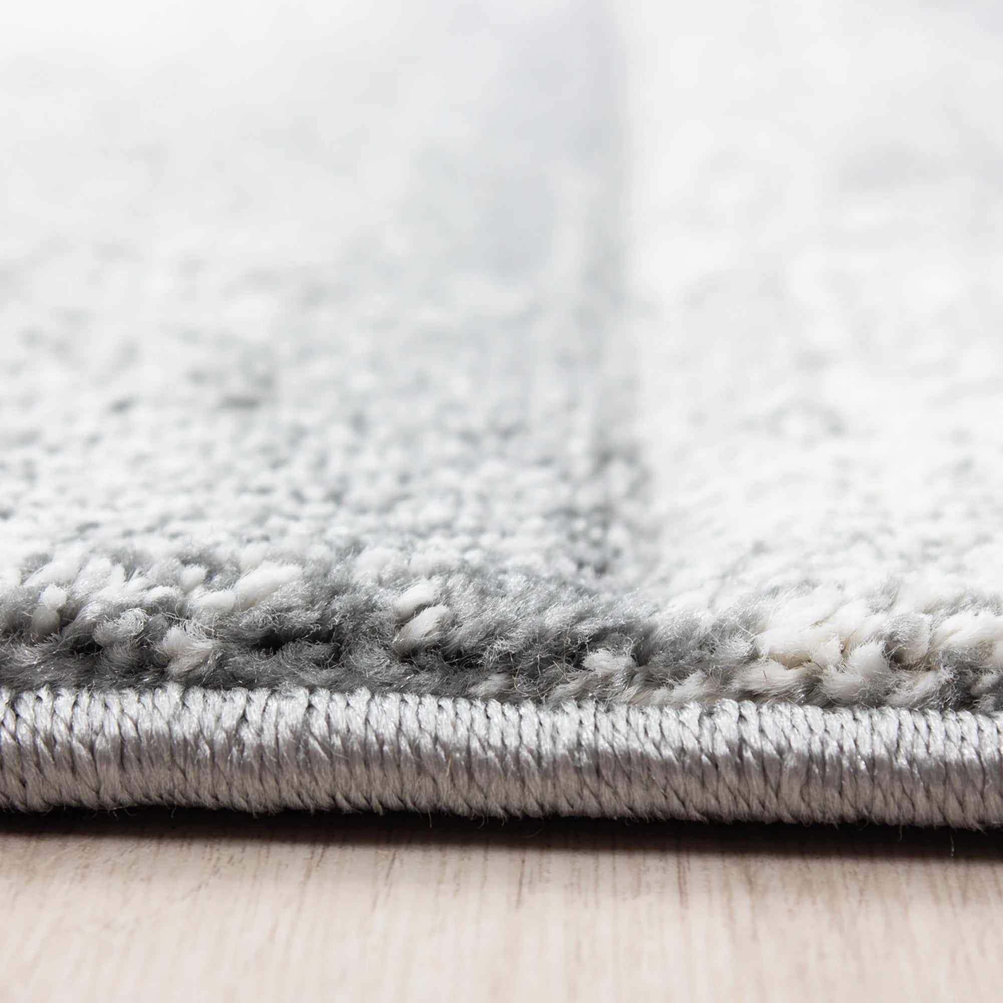 Abstract Distressed Block Pattern Area Rug | Blue