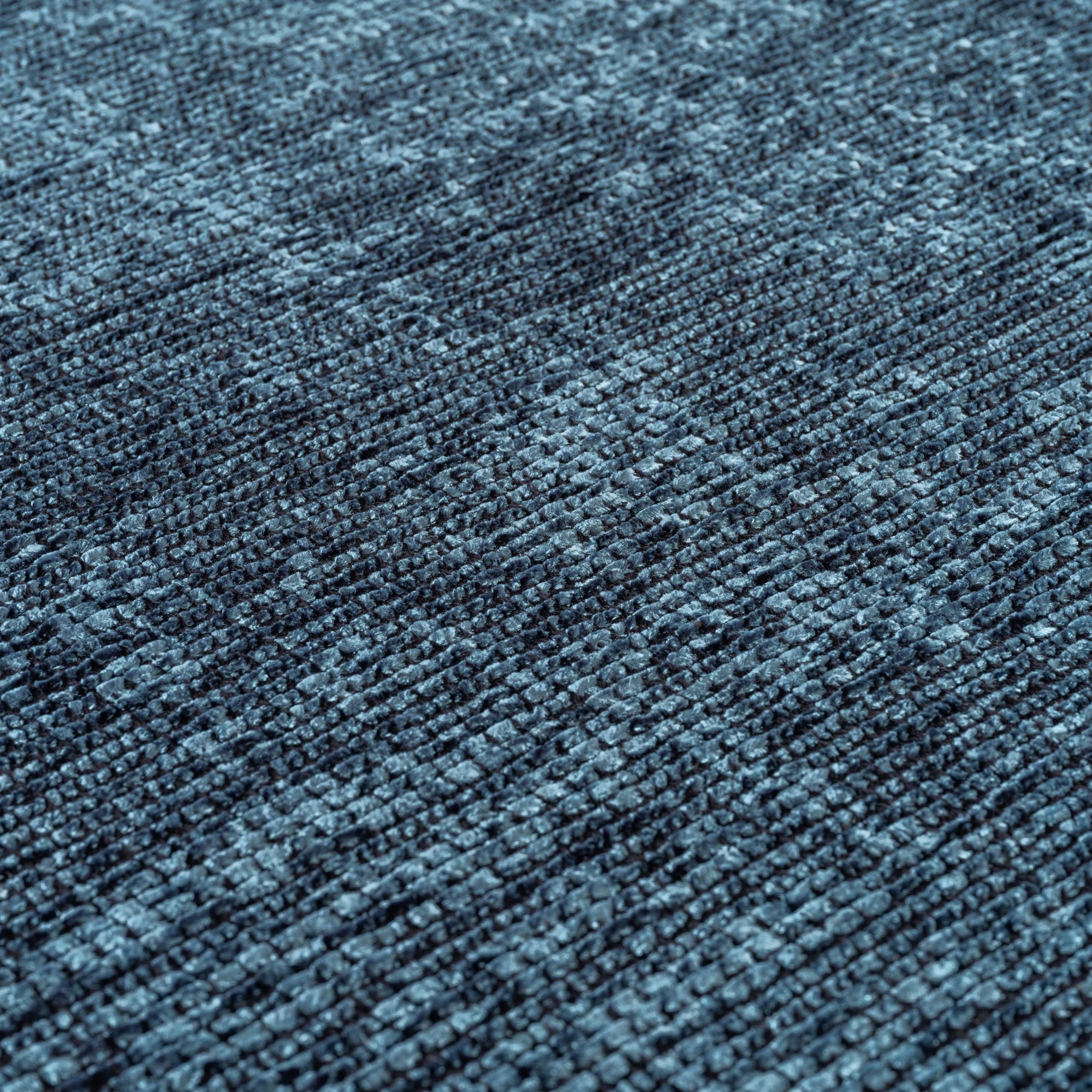 Modern Ribbed Textured Rug | Blue