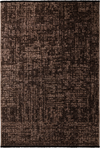 Modern Ribbed Textured Rug | Brown Brown