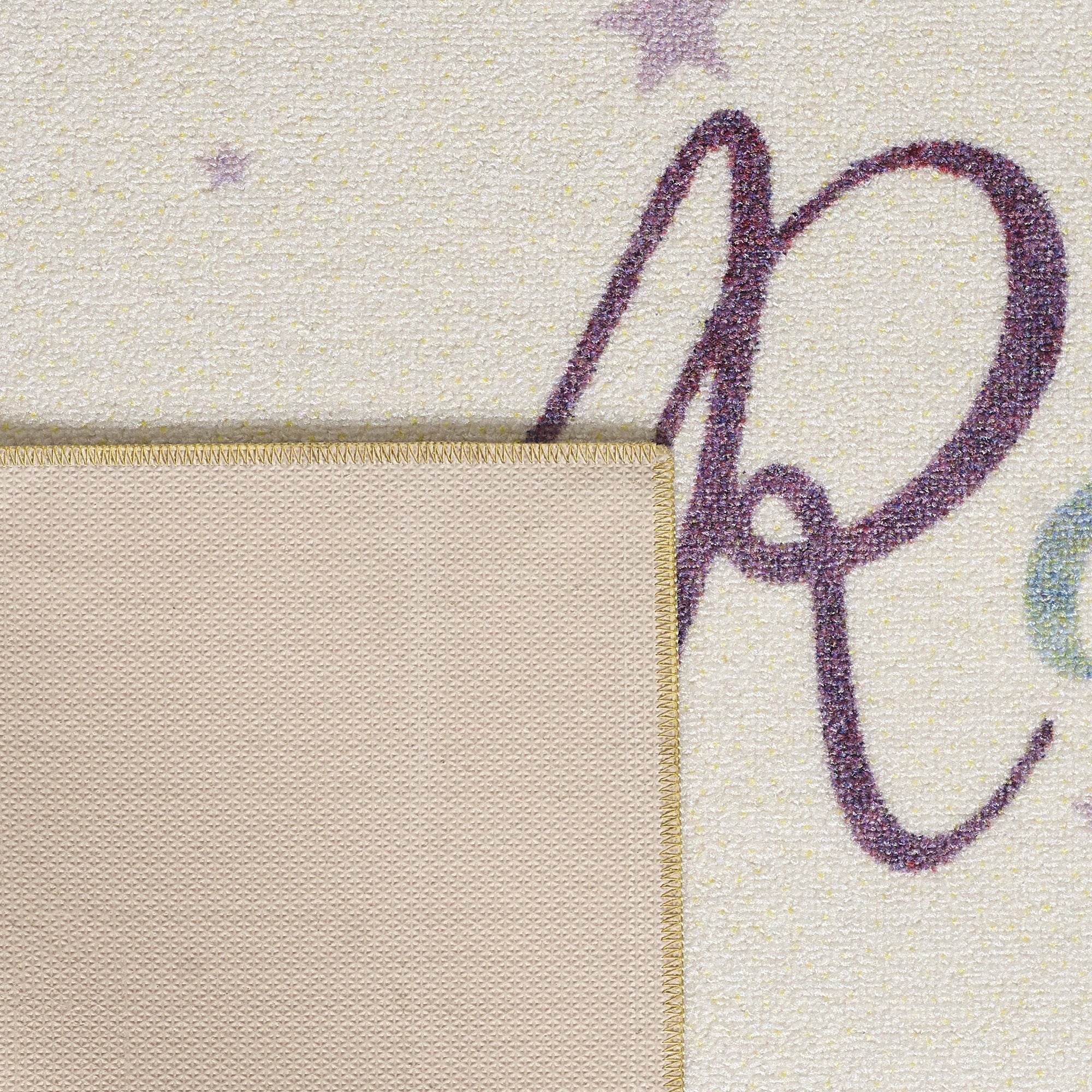 Pastel Kids Room Arch Pattern Carpet | Cream