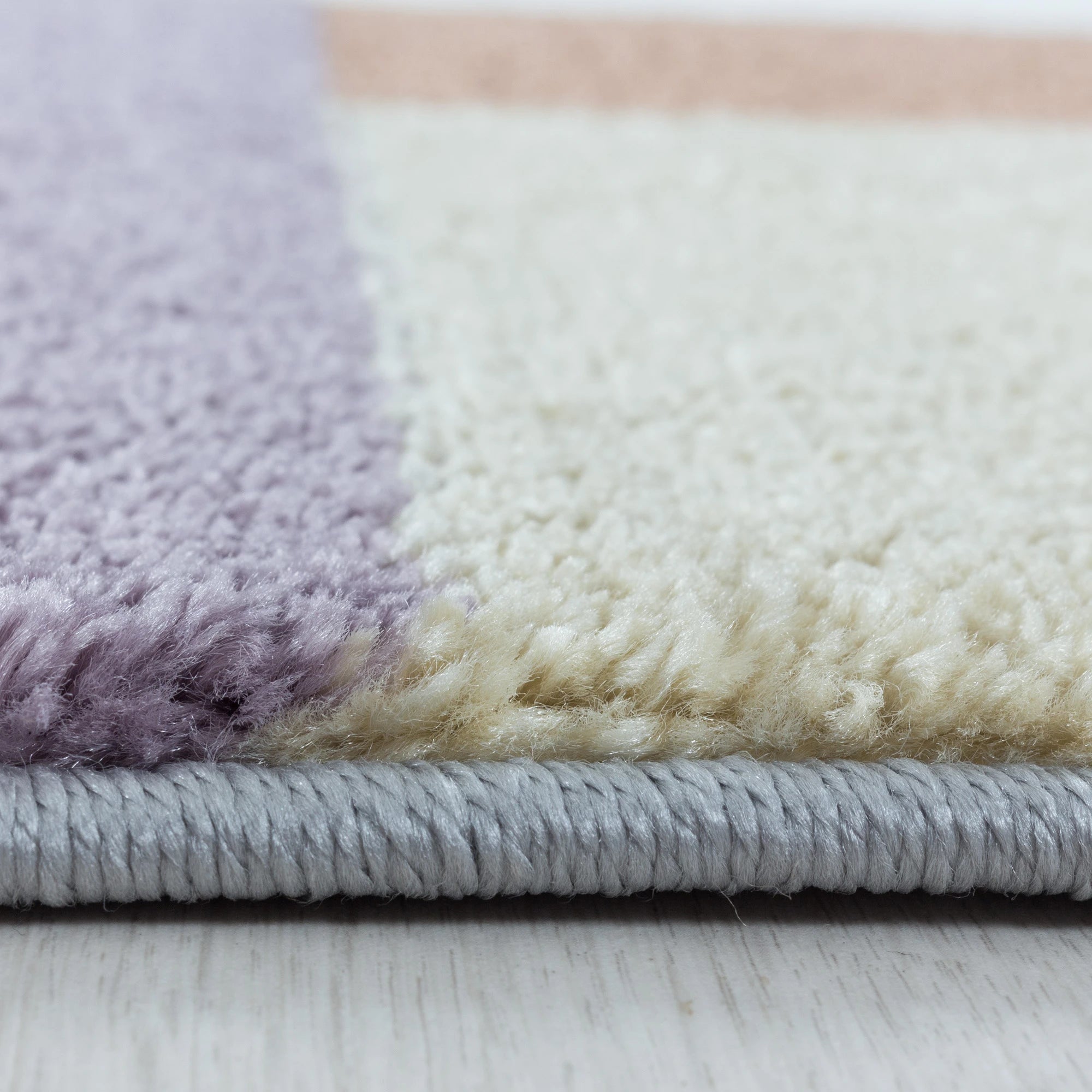 Modern Geometric Square Playroom Carpet | Multi