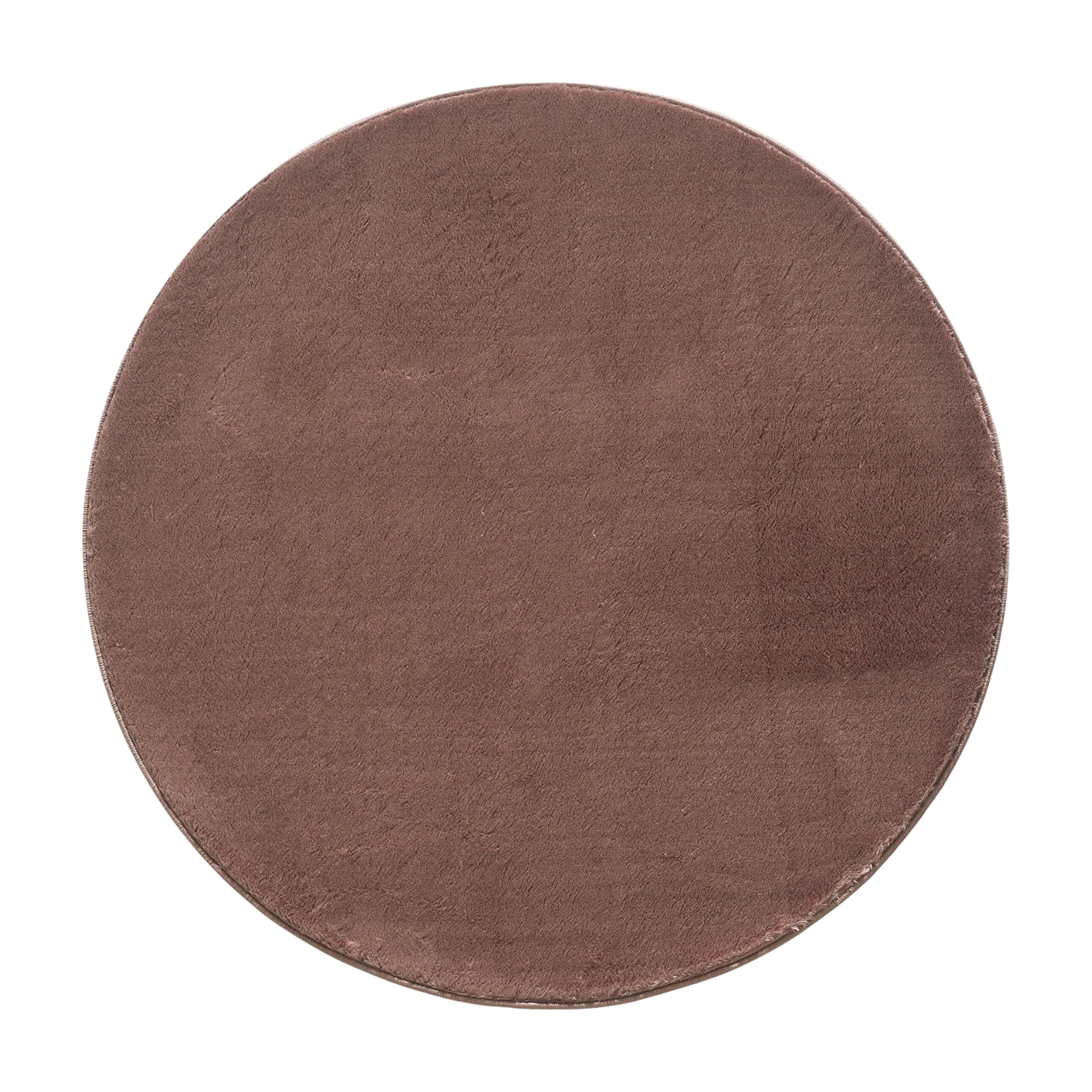 Solid Red Plush Shag Area Rug