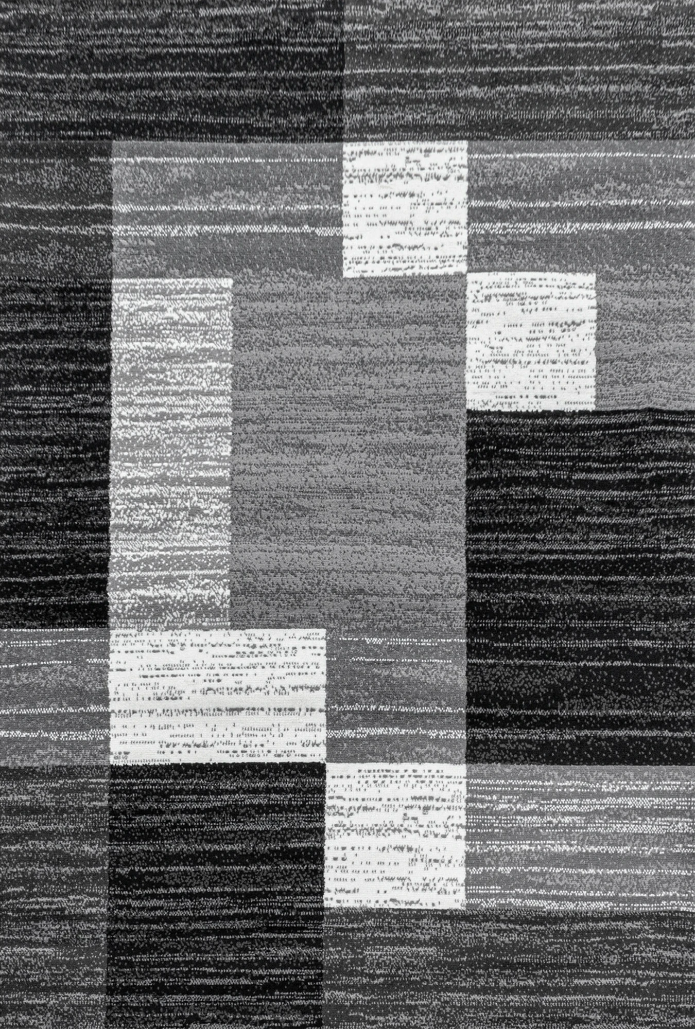 Gemütlicher Bodenteppich mit geometrischem Mosaikmuster