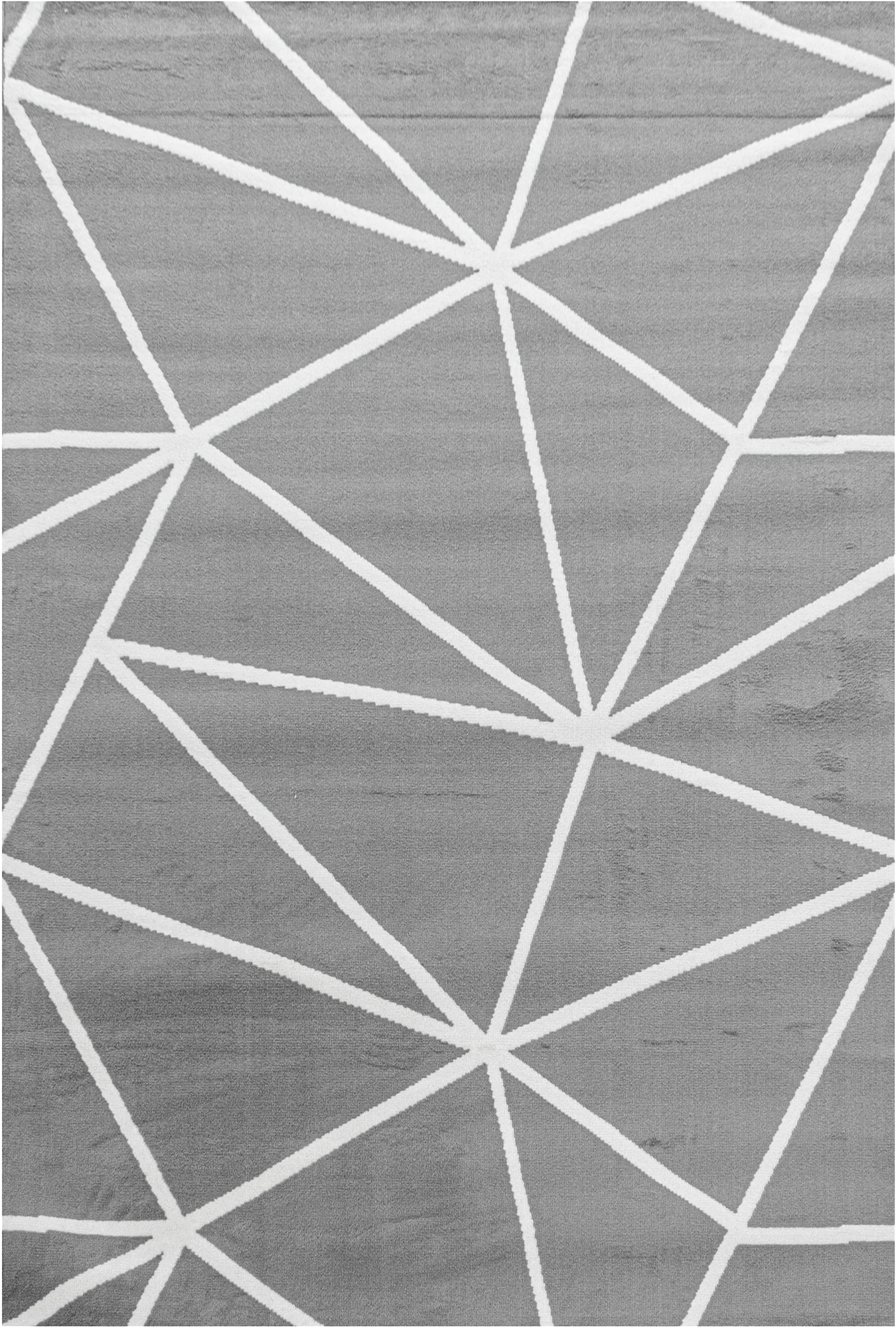 Eckiger, tessellierter, moderner Bodenteppich