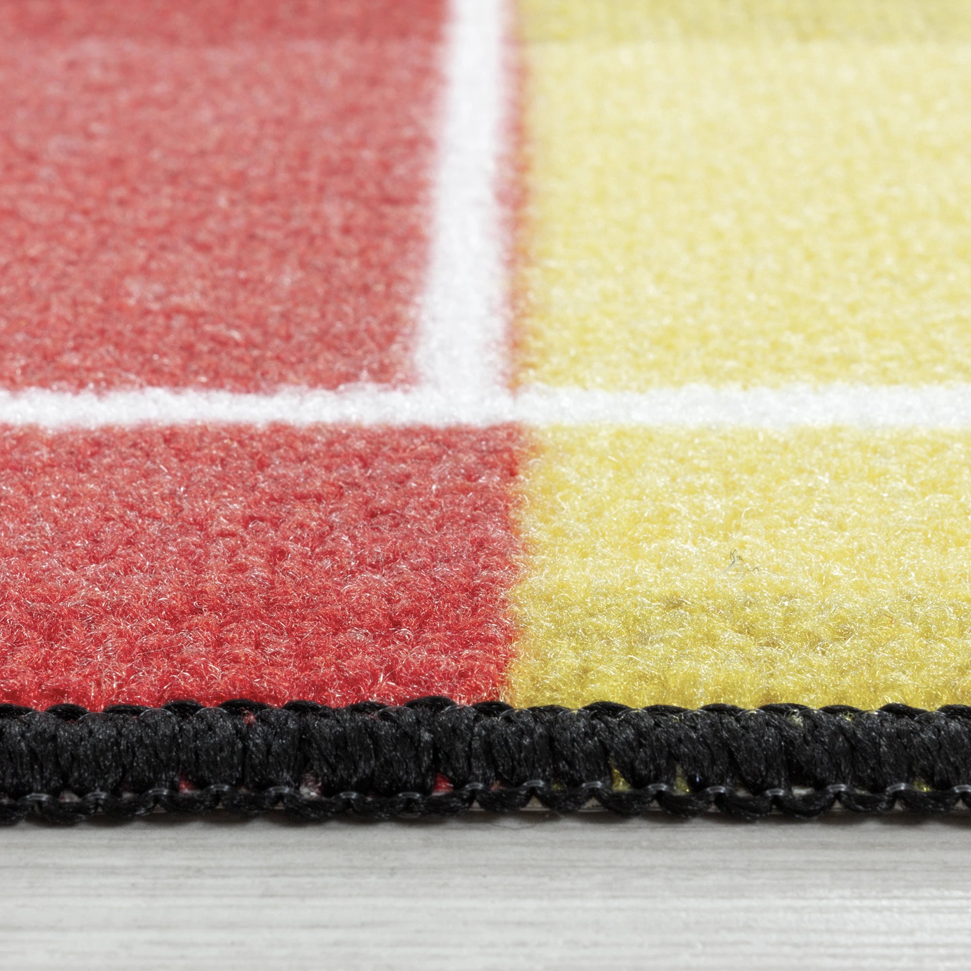 Germany Flag Soccer Field Kids Room Carpet | Red