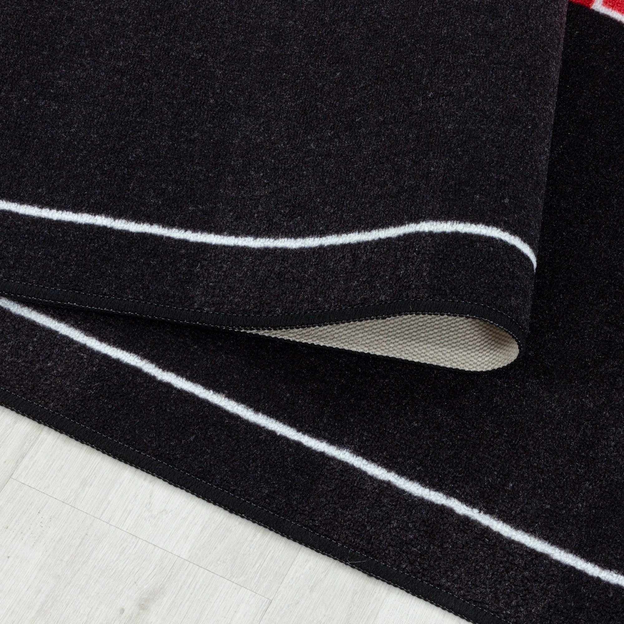 Germany Flag Soccer Field Kids Room Carpet | Red