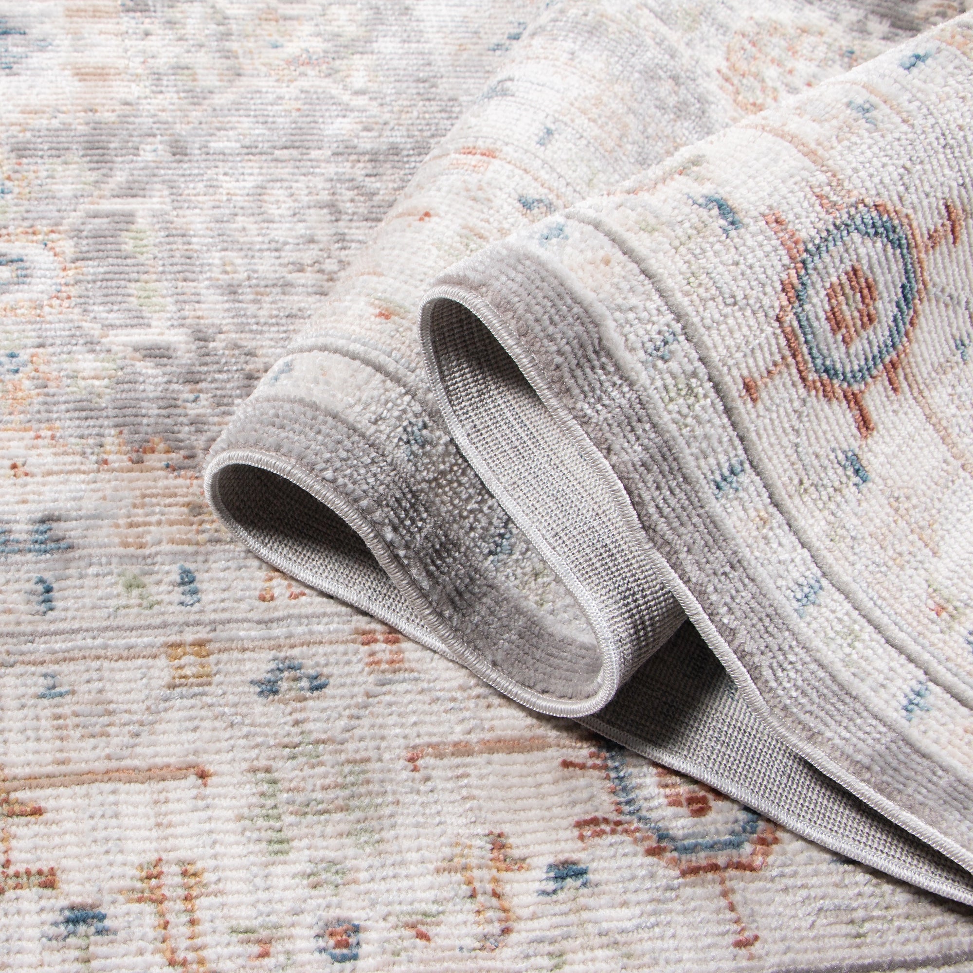 Charcoal Mosaic Medallion Rug