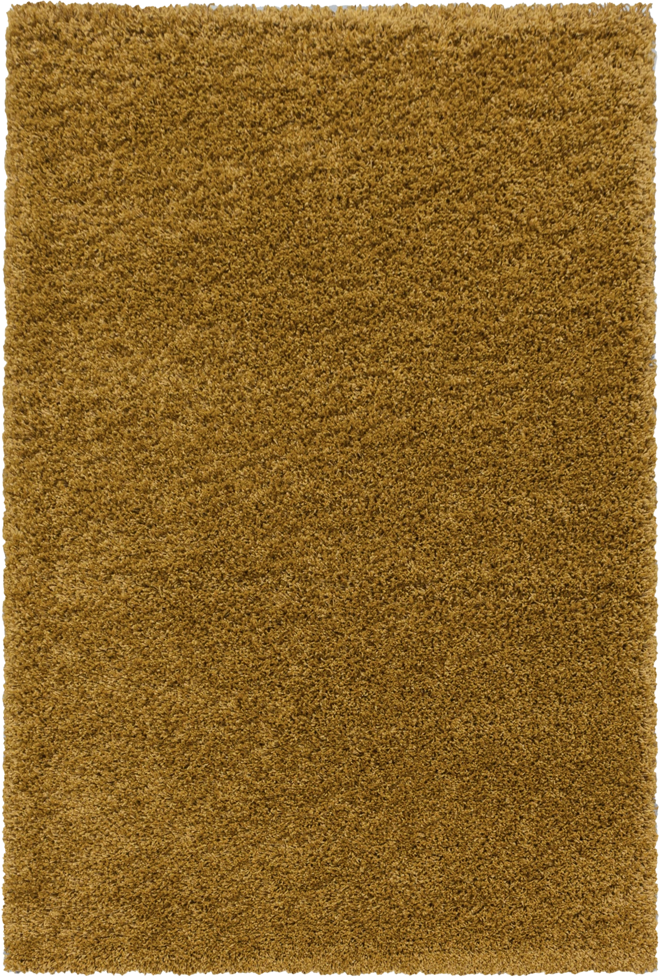 Gold Plush High Pile Shag Rug