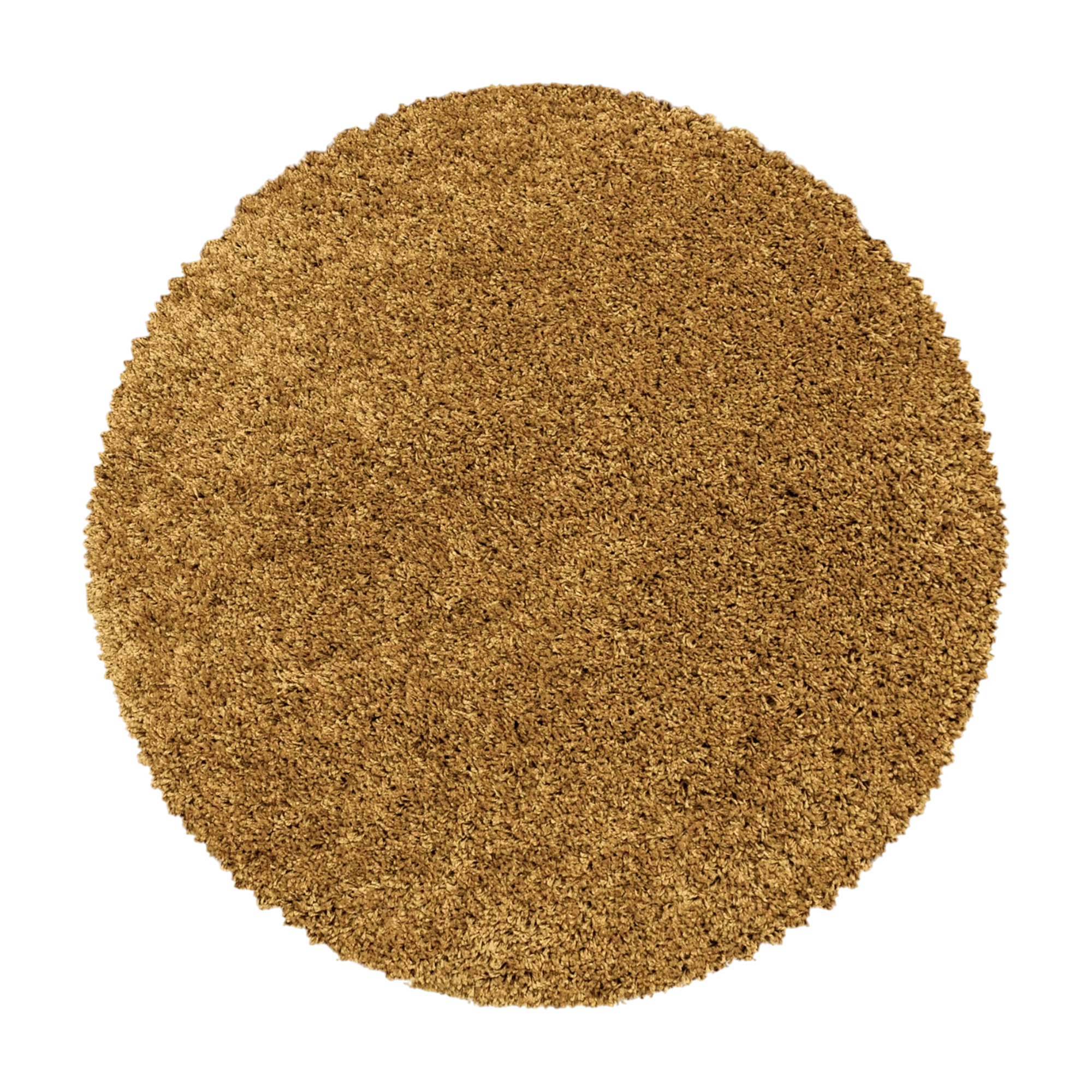 Gold Plush High Pile Shag Rug