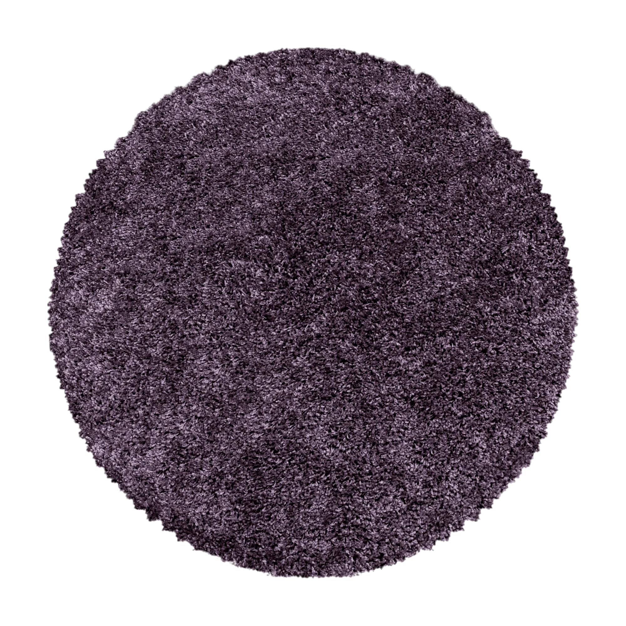 Violet Plush High Pile Shag Rug