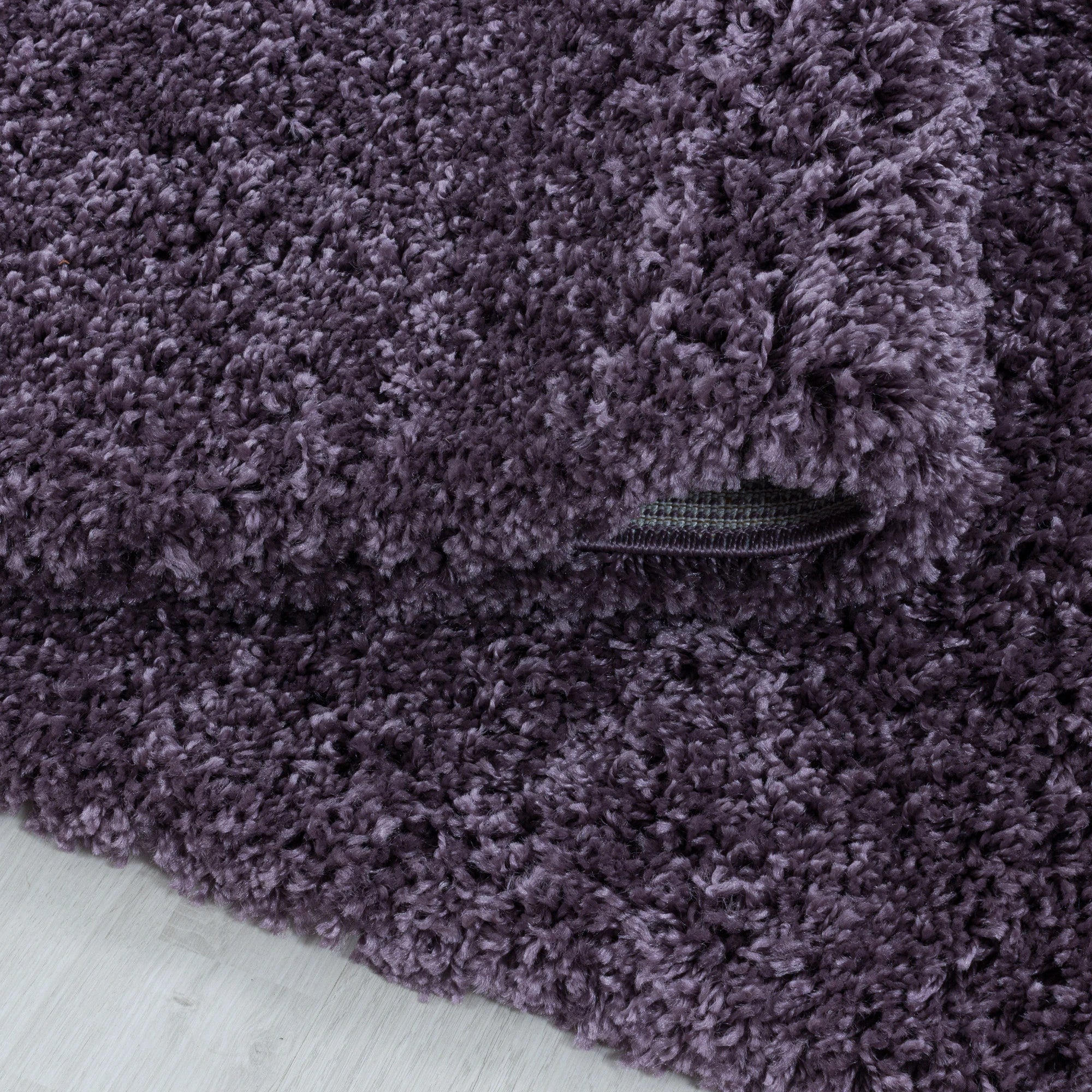 Violet Plush High Pile Shag Rug