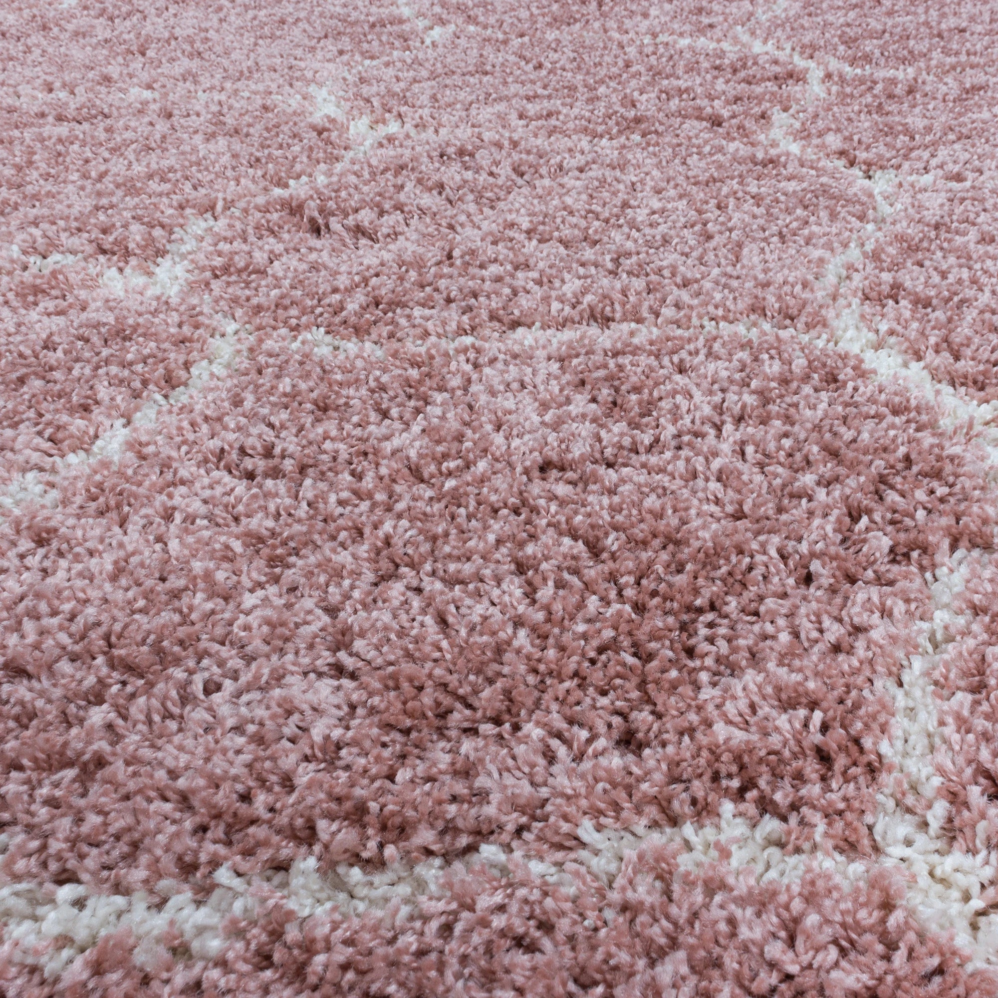 Moroccan Shaggy Rug | Pink