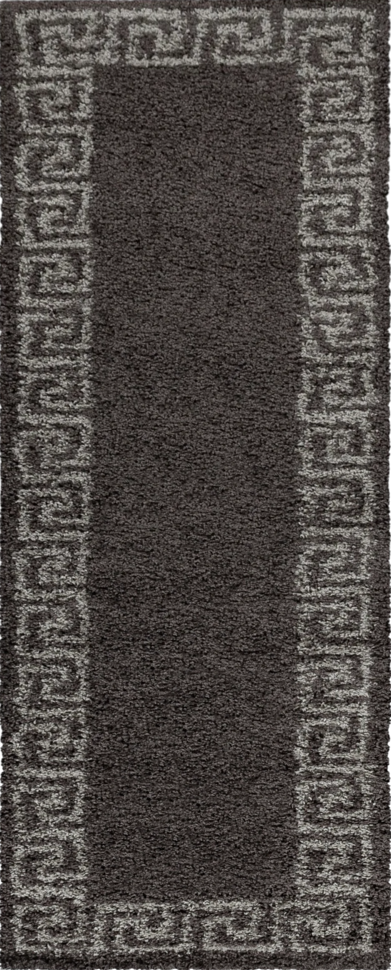 Meander Pattern Neutral Area Rug | Taupe