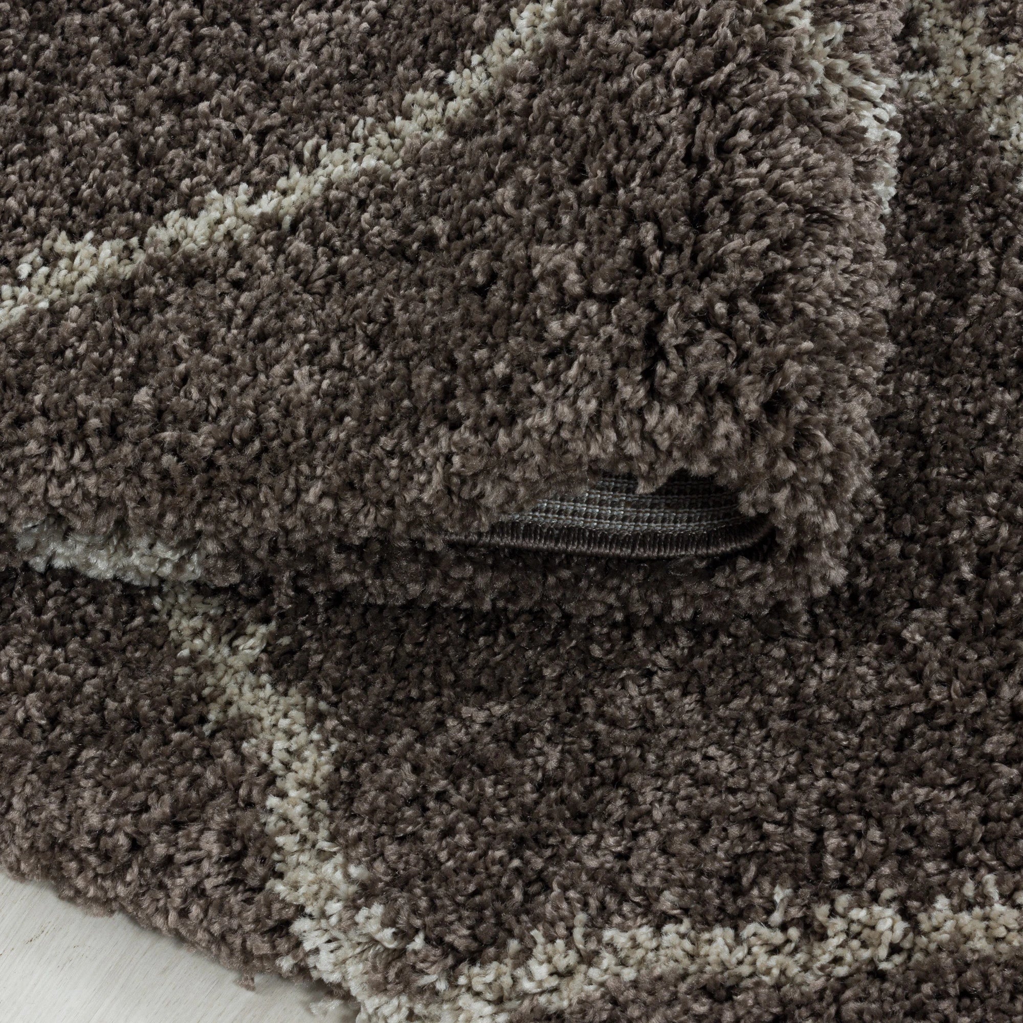 Geometric Polygon Rug | Taupe
