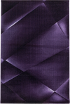 Modern Prism Geometric Pattern Rug | Lila Violet / Purple