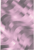 Abstrakter Teppich mit Wellenmuster, Rosa