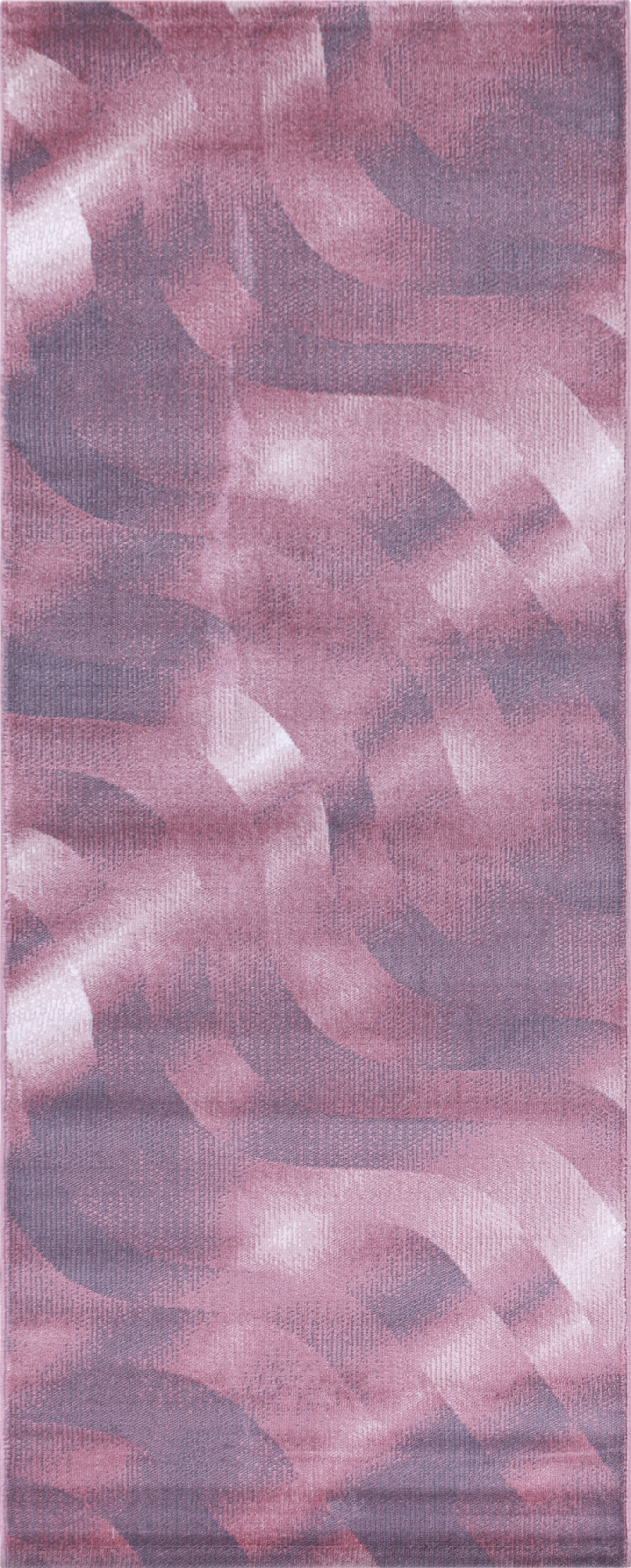 Abstract Waves Living Room | Pink
