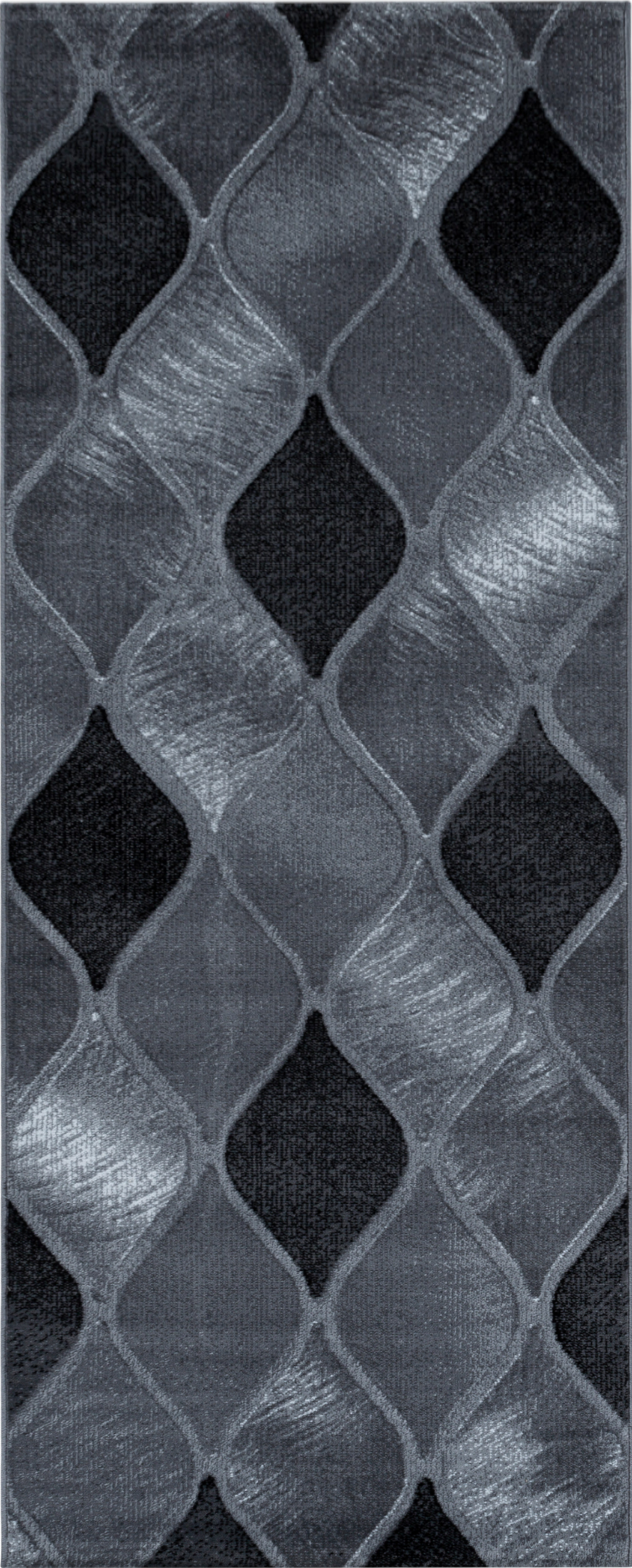 Diamond Pattern Living Room | Black