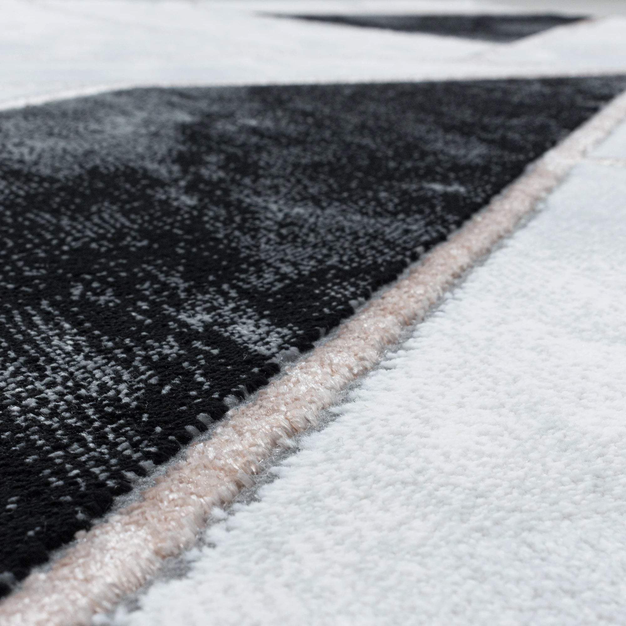 Modern Abstract Surface Area Rug | Bronze