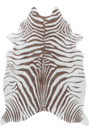 Zebra Skin Imitation Modern Rug | Brown Brown