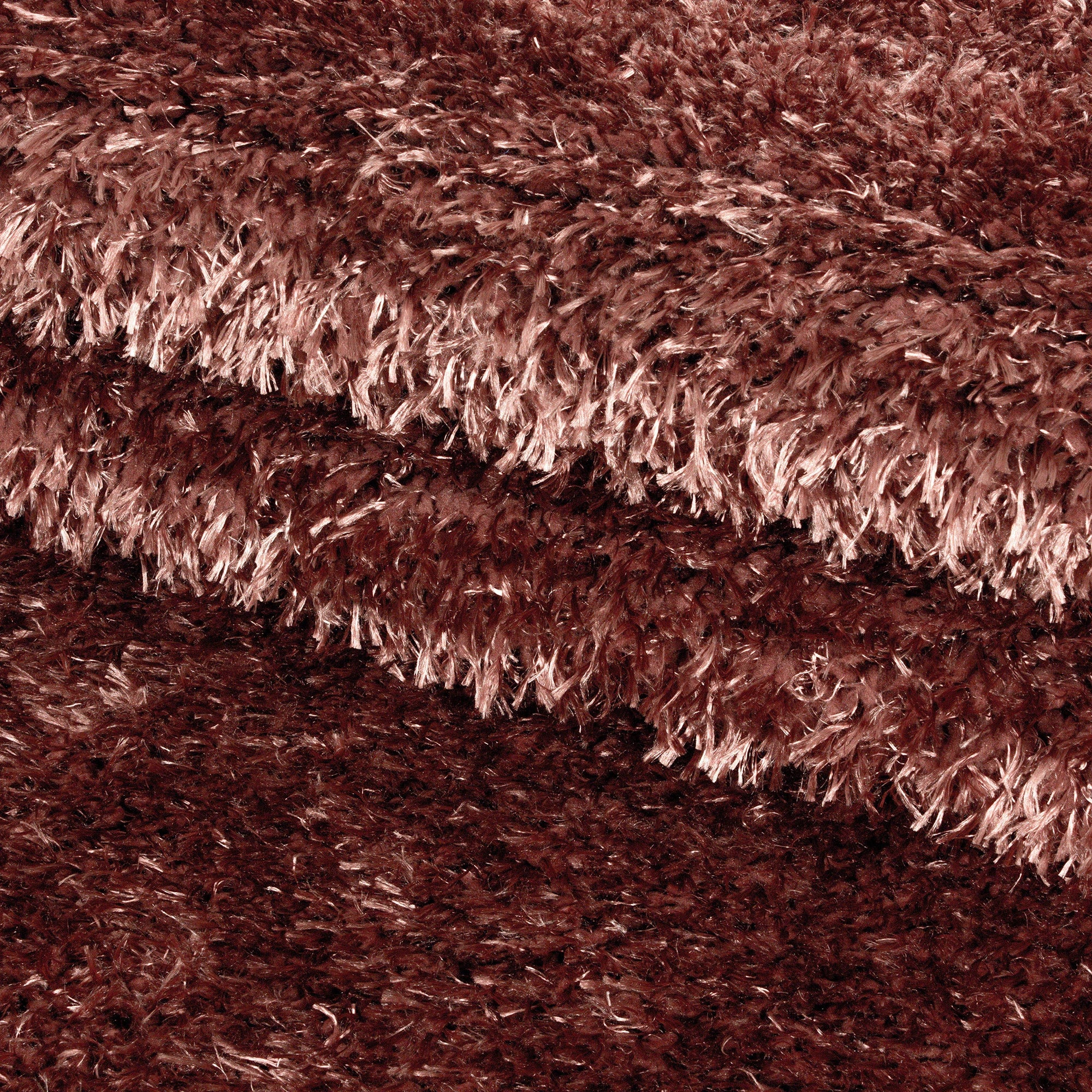 Plain Color Chic Shaggy Rug | Red