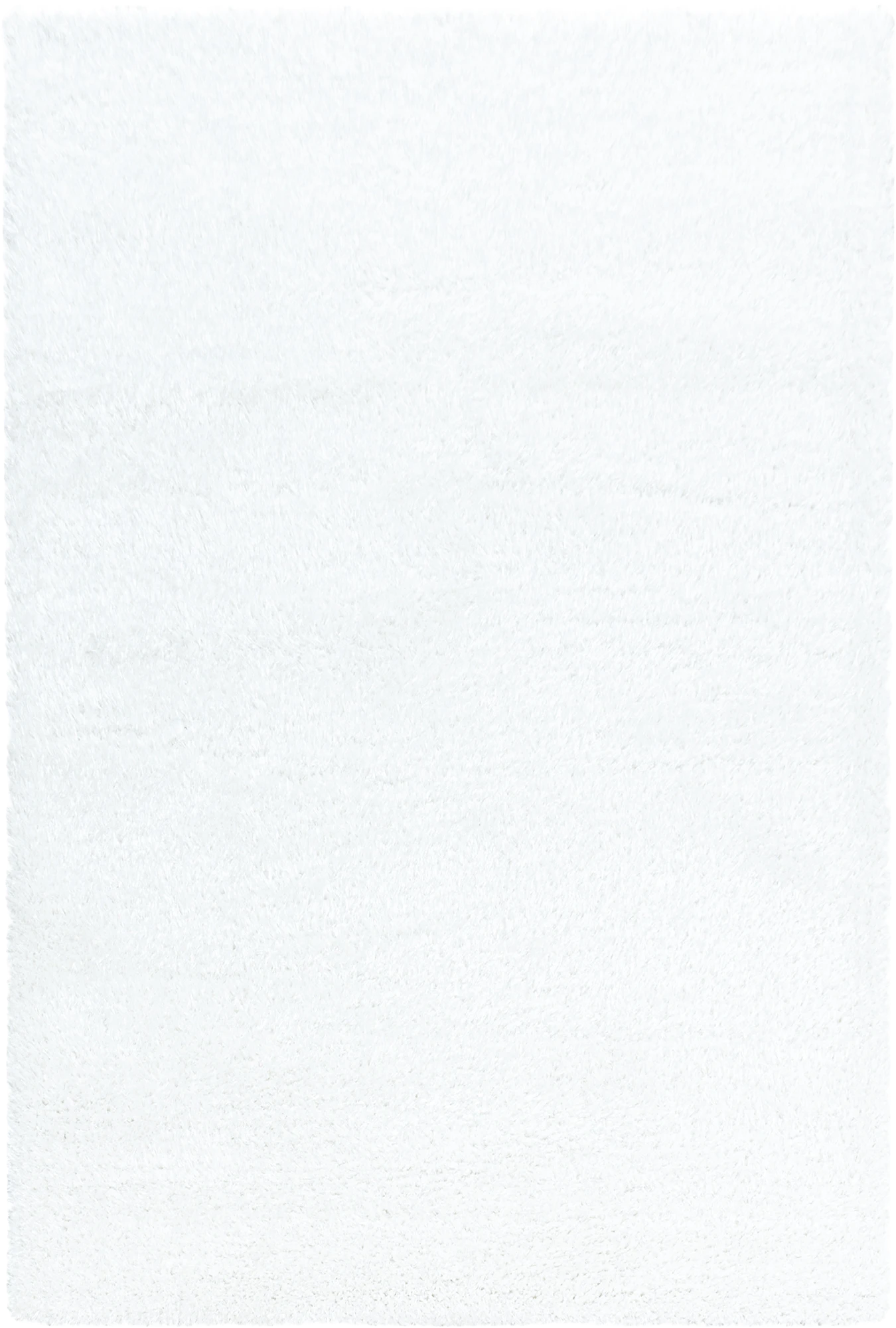 Plain Color Chic Shaggy Rug | White