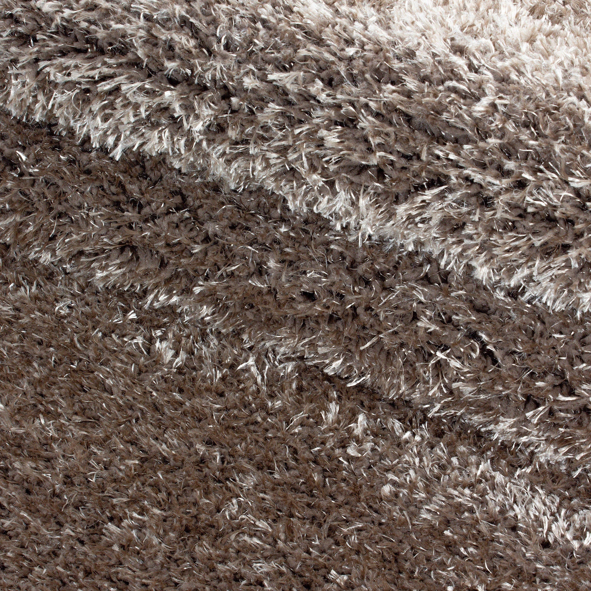 Plain Color Chic Shaggy Rug | Taupe