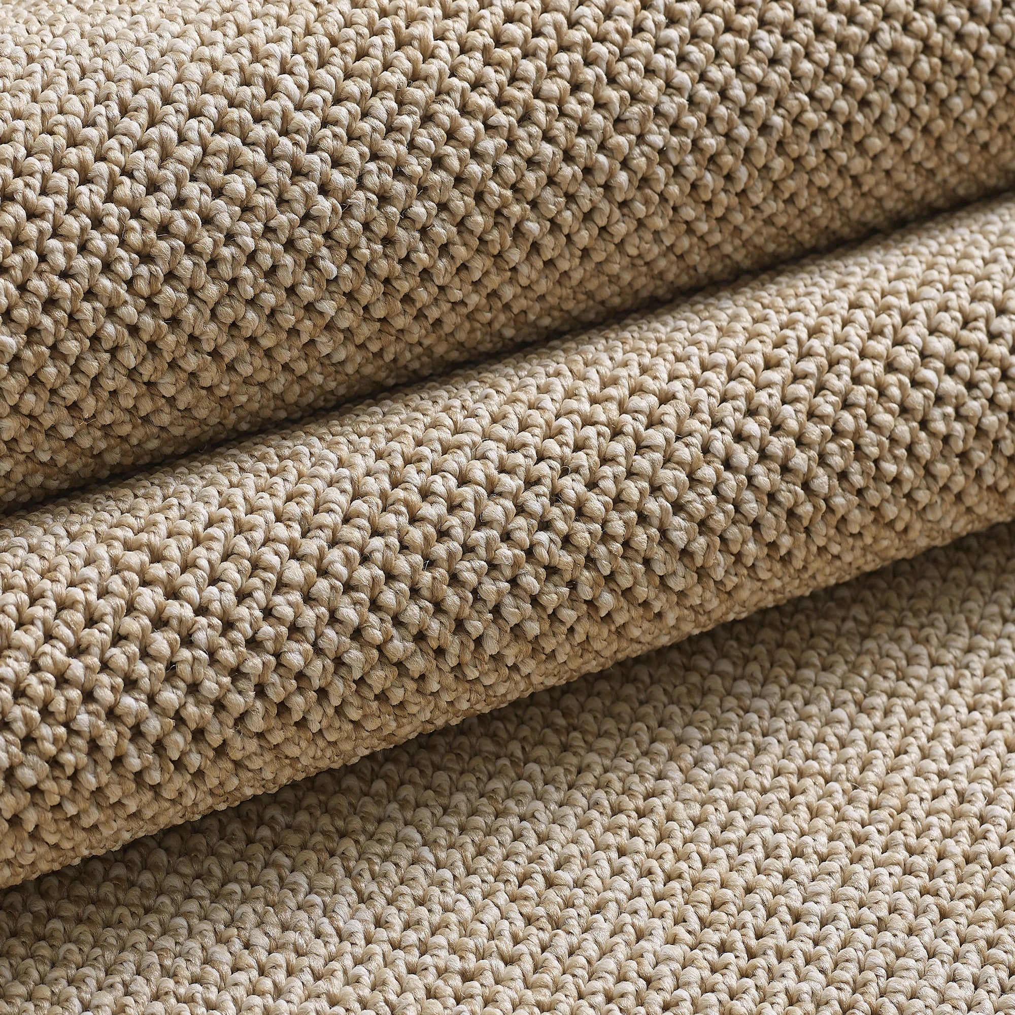 Soft Velvet Textured Rug | Beige