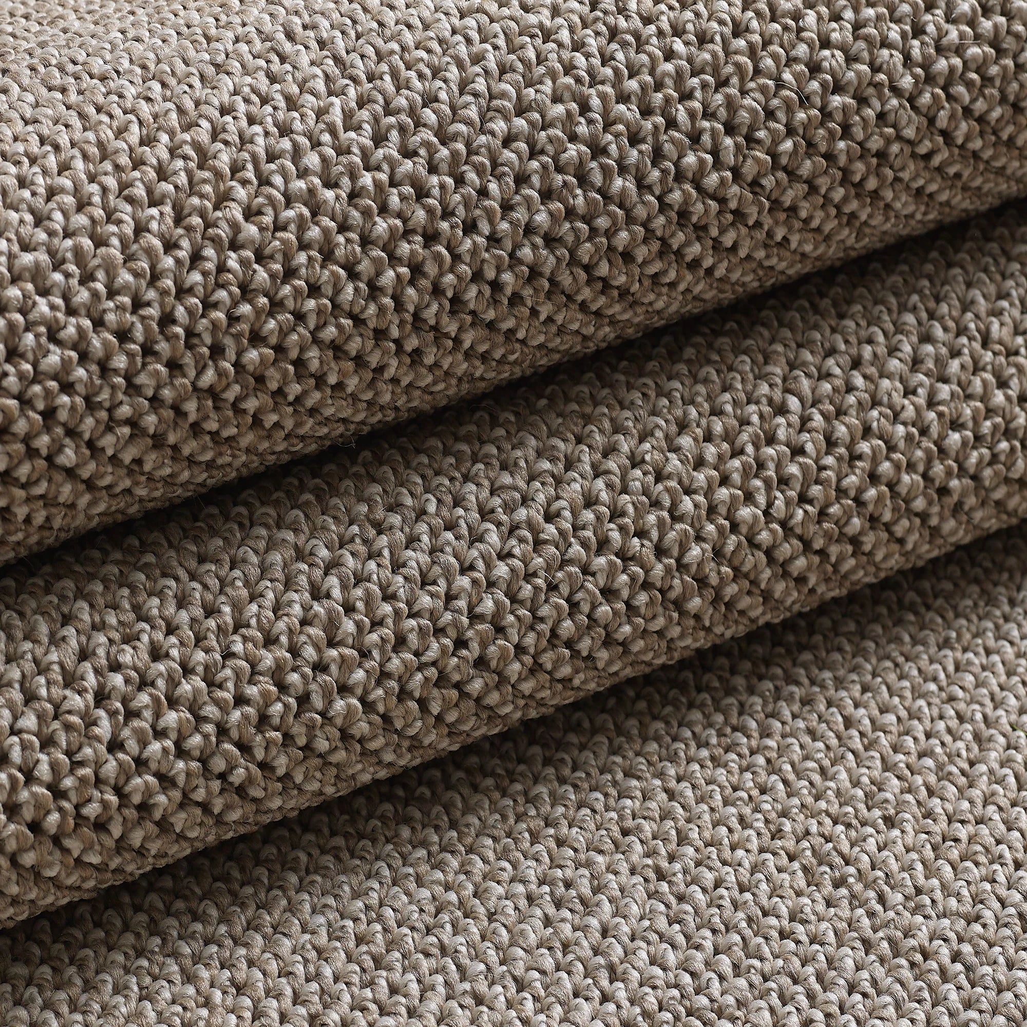 Soft Velvet Textured Rug | Brown