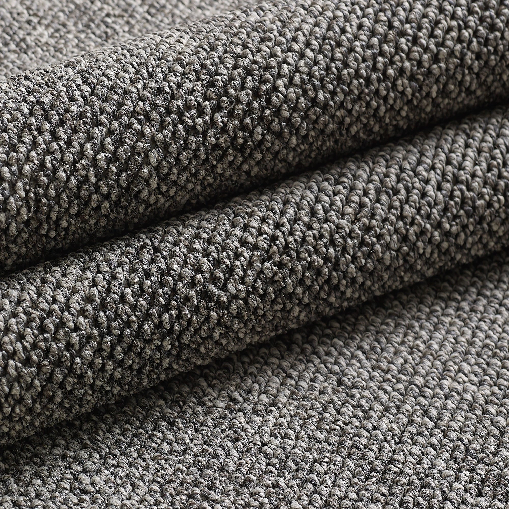 Soft Velvet Textured Rug | Gray