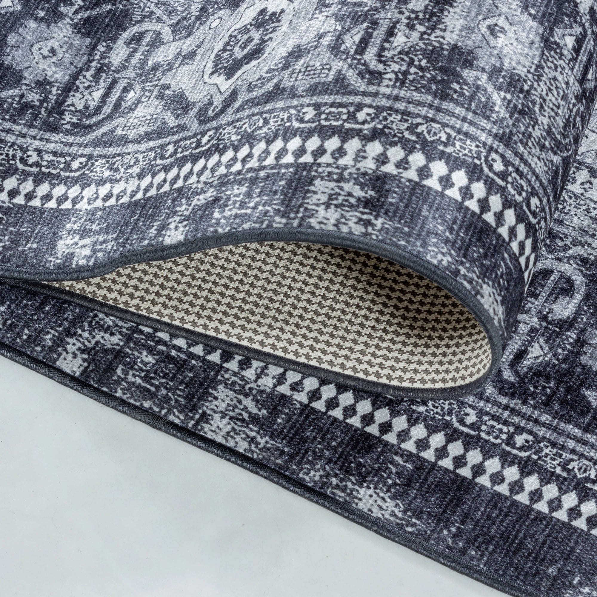 Classic Oriental Rug Black