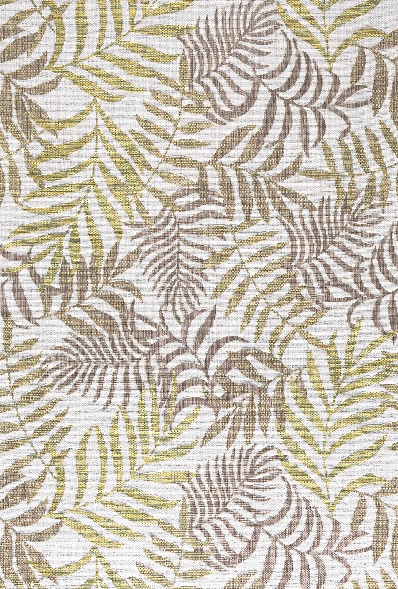 Palm Flatweave Patio Rug | Beige